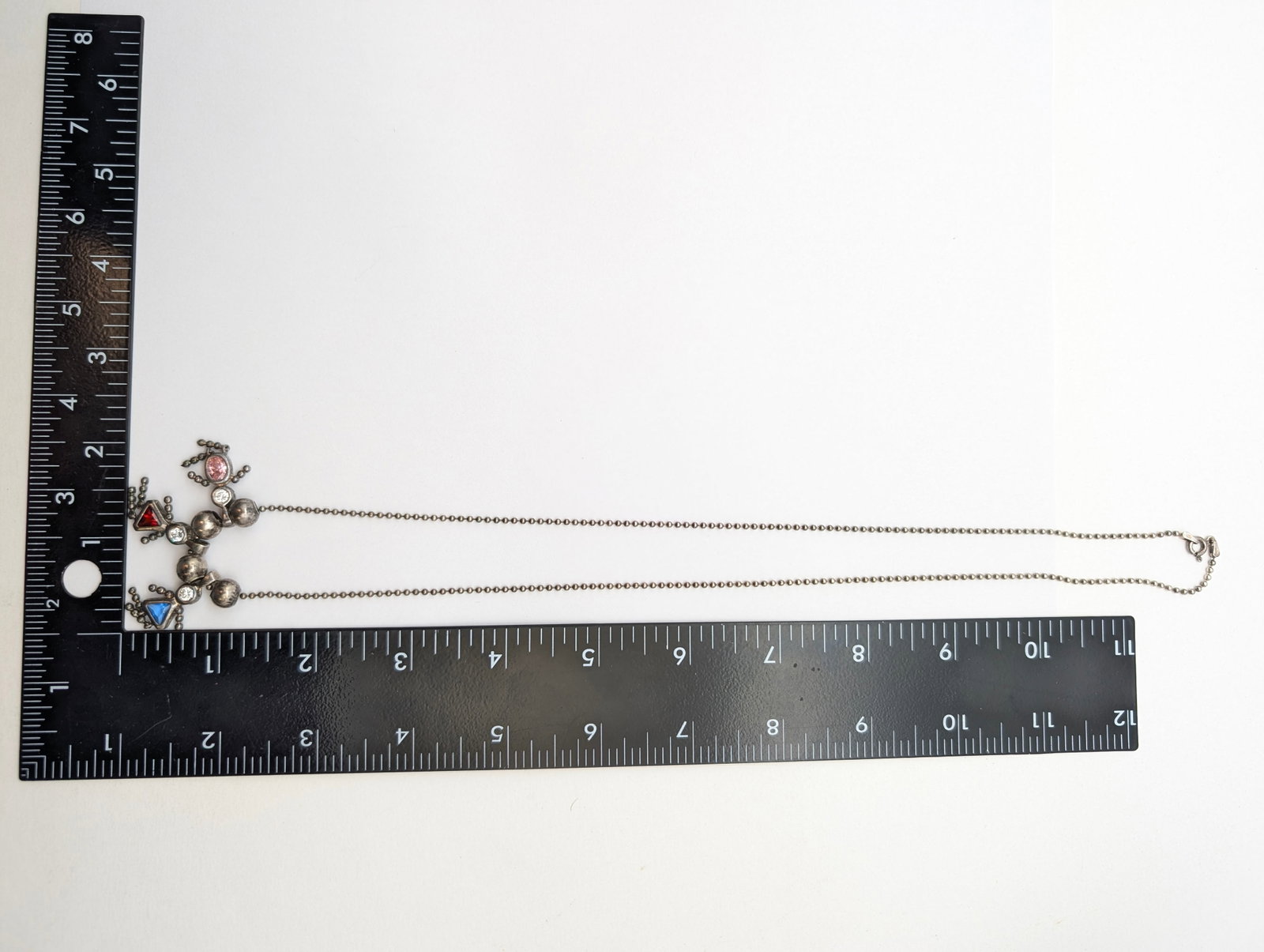 Sterling Silver Necklace with classic "kid" pendants! - 5