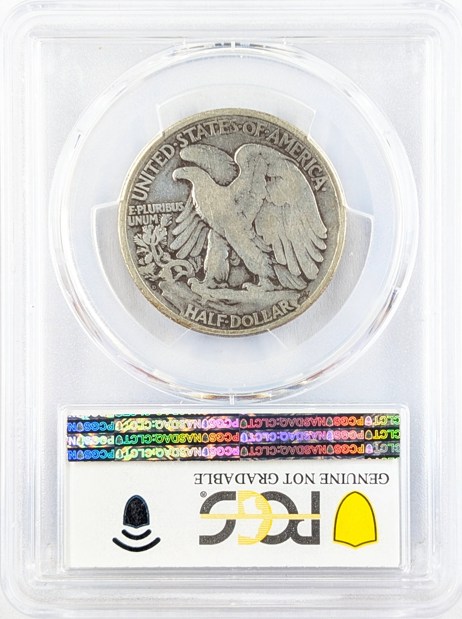 FEATURE 1921-D PCGS Genuine VG Walking Liberty Half Dollar - Details - 2