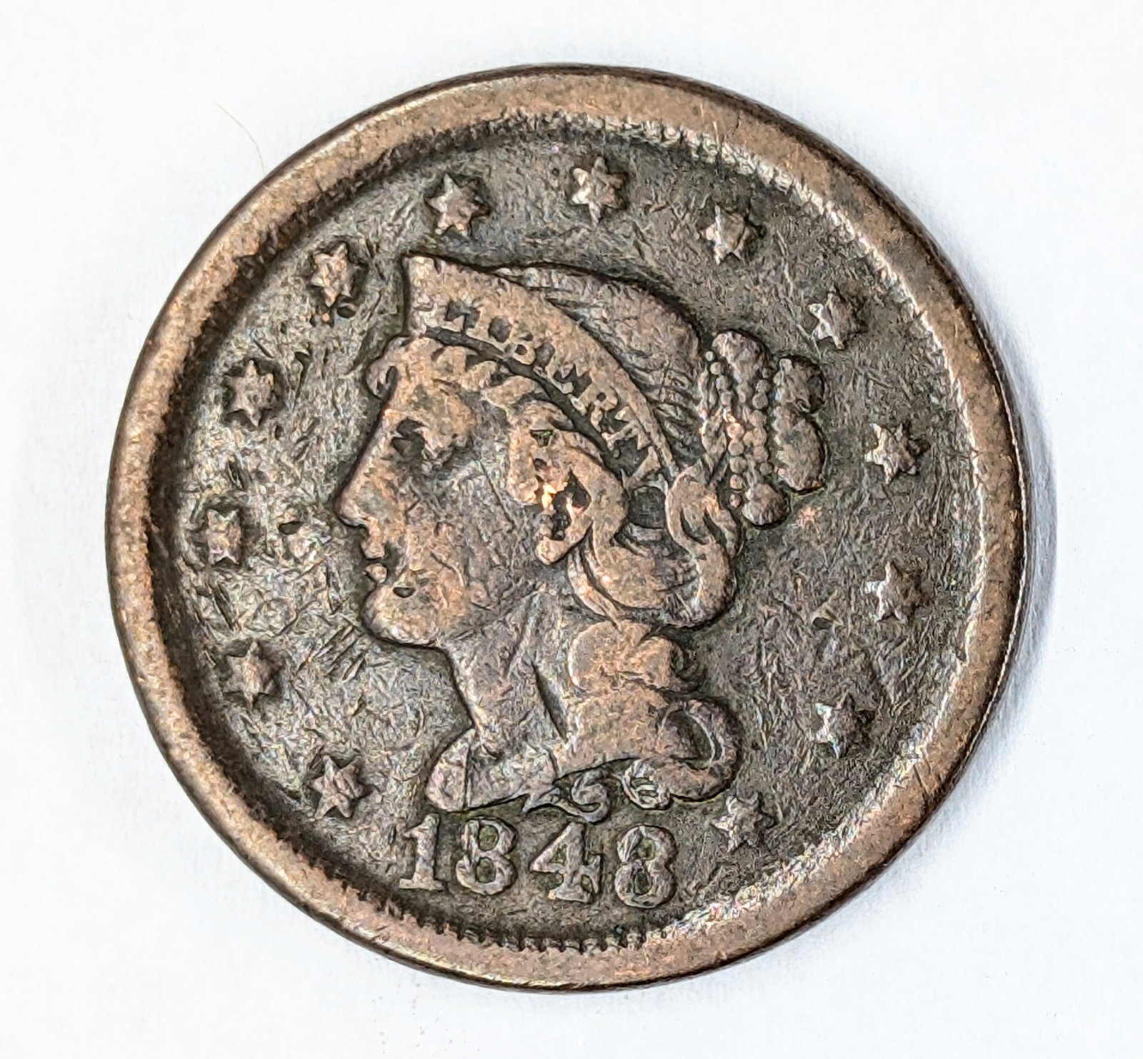 1848 Large Cent (1 of 2)