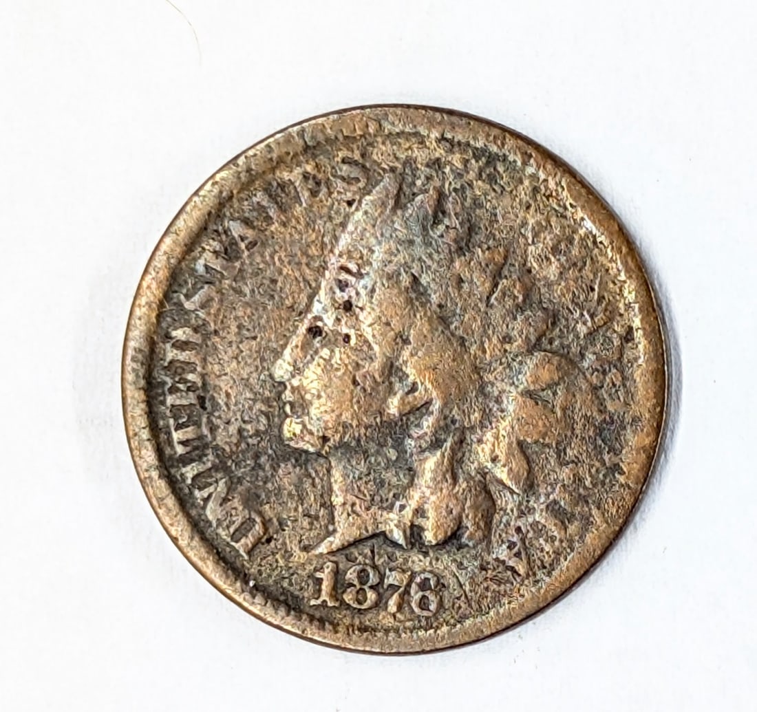 1876 Indian Cent: _