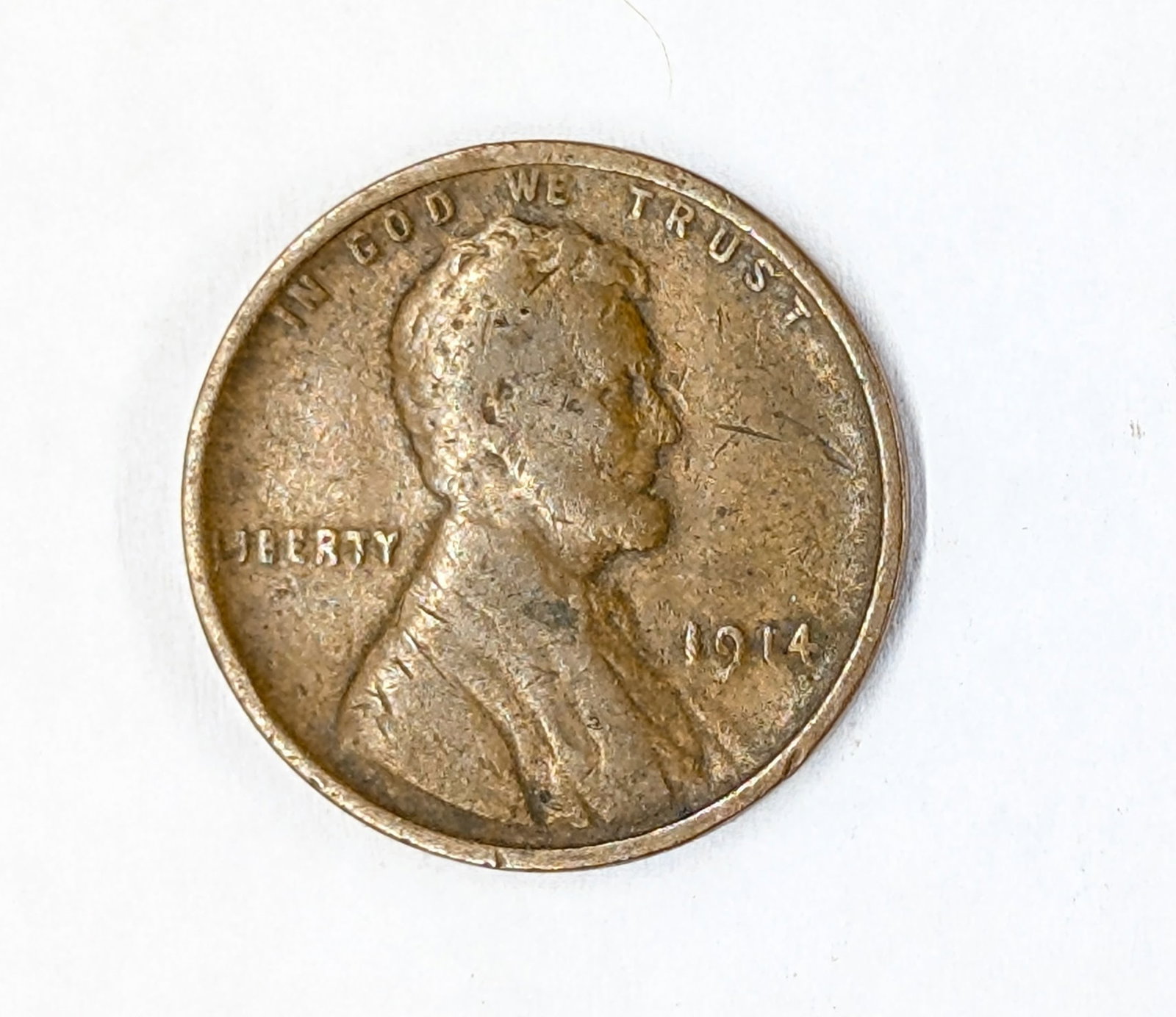 1914 Lincoln Wheat Cent: _