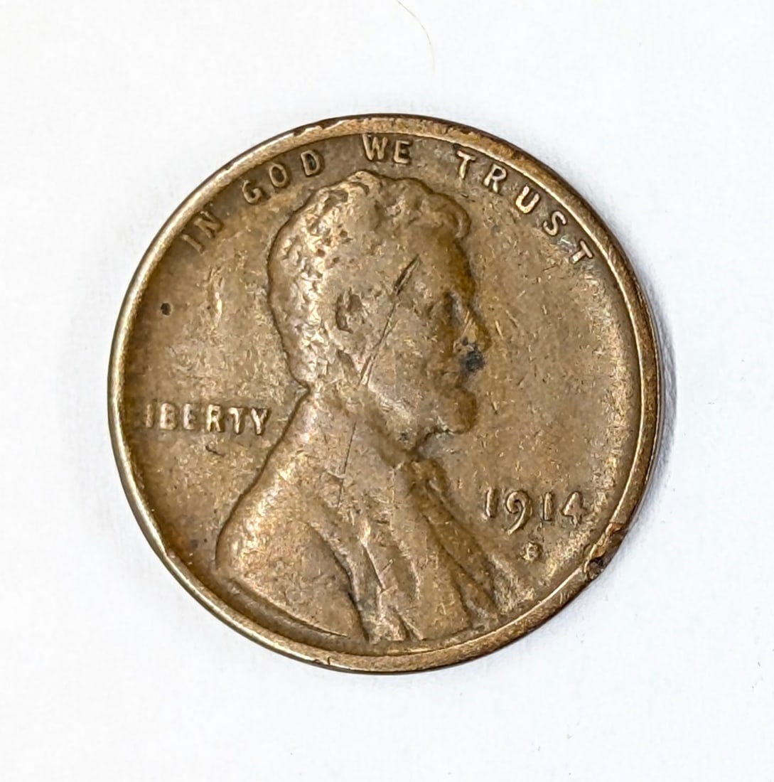 1914-S Lincoln Wheat Cent: _