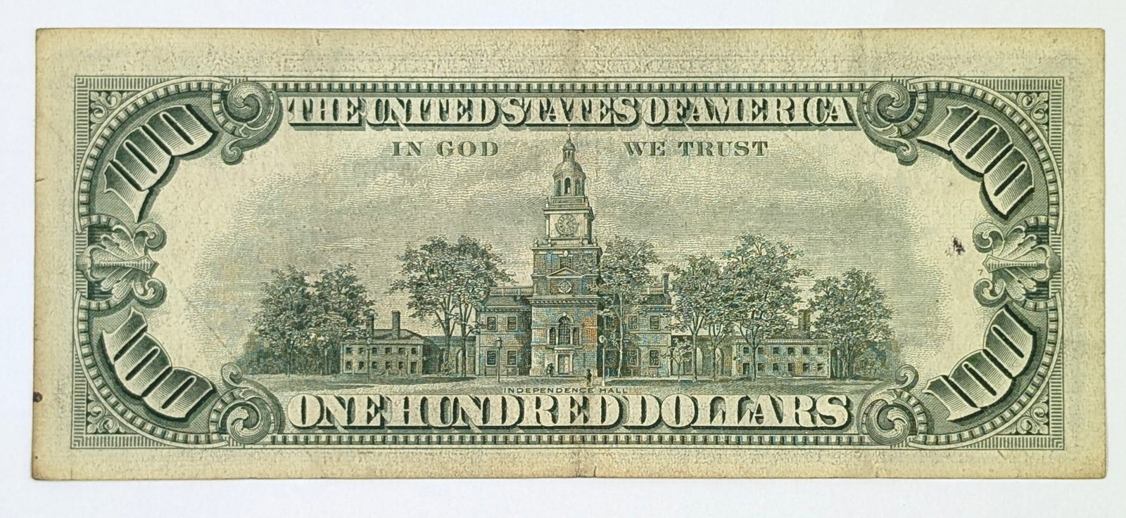 1966 Series $100 Note - Red Seal Ben Franklin - 2