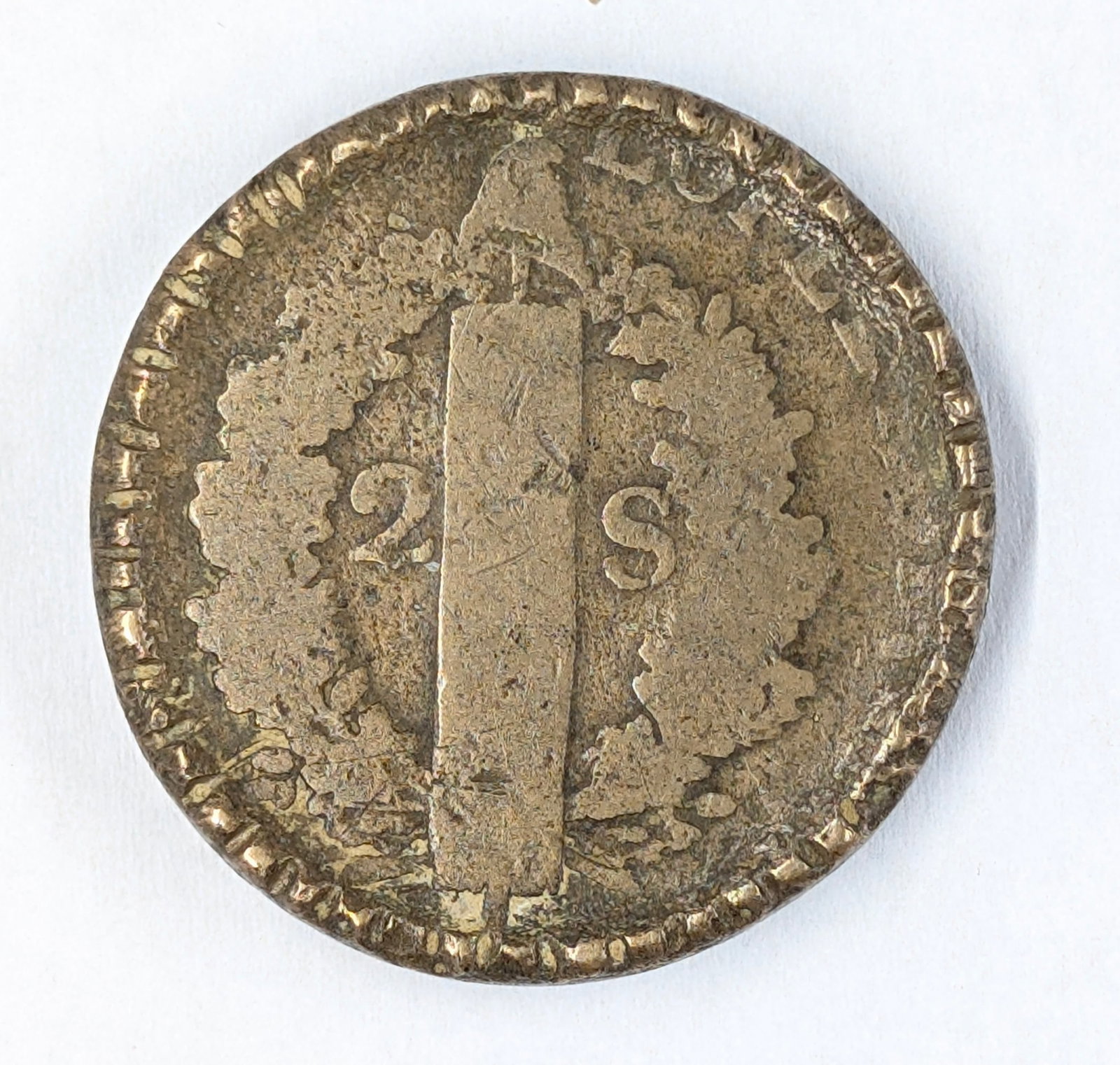 1790's Louis XVI 2 Sols France - RARE - 2