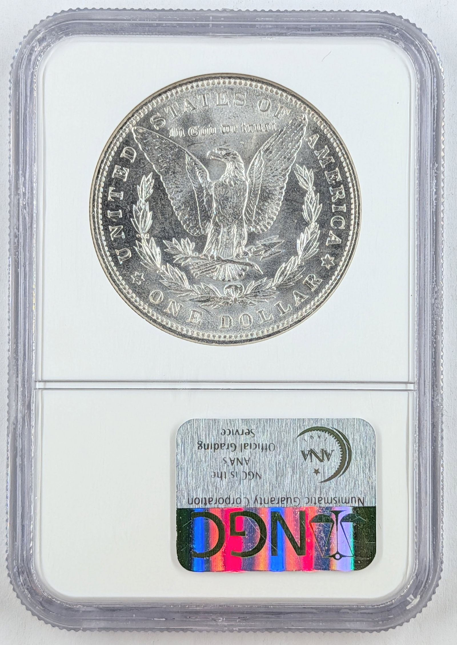 NGC MS63 1887 Morgan Silver Dollar - 2