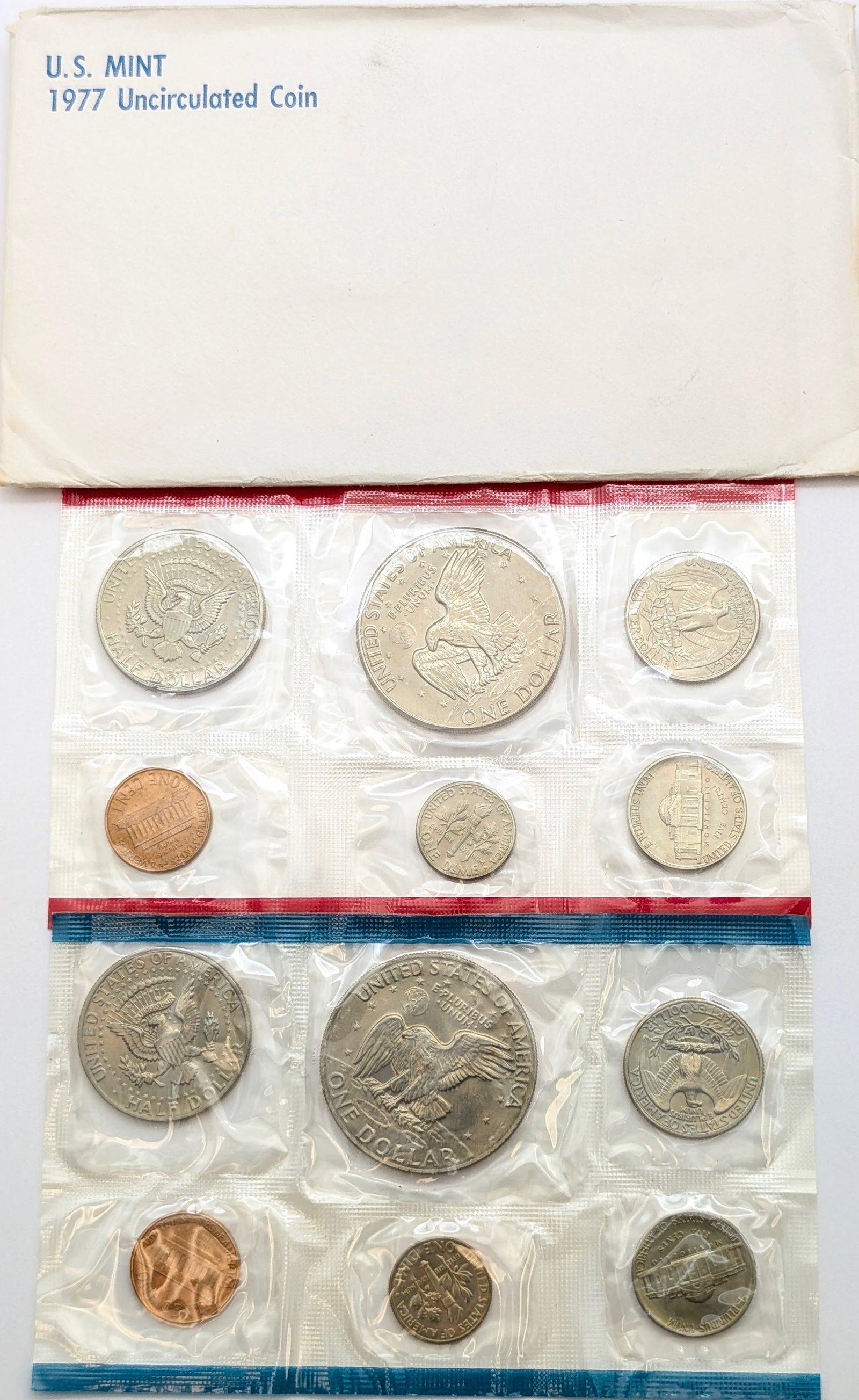 1977 US Mint Uncirculated Coin Set - 2