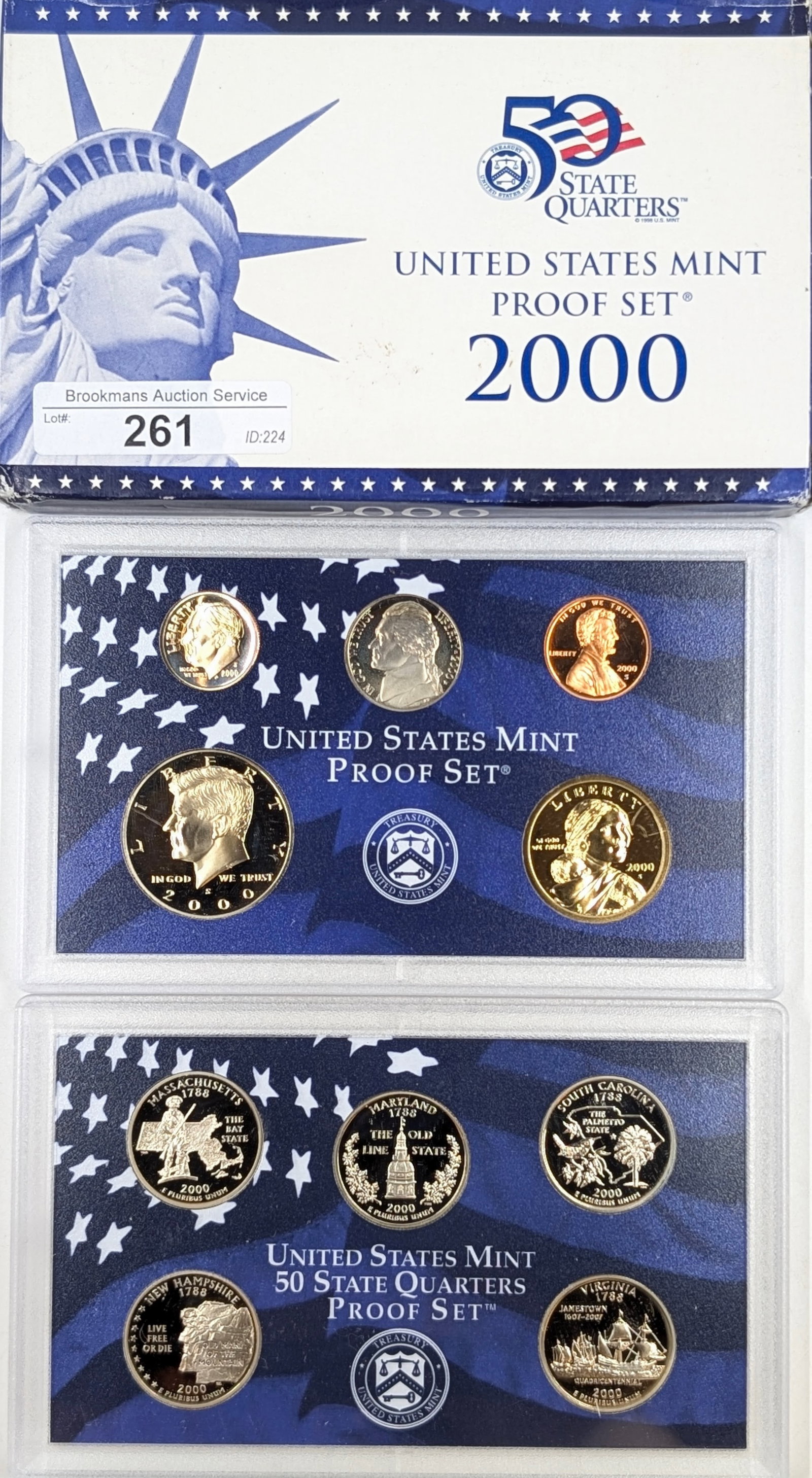 2000 US Proof Coin Set (1 of 3)