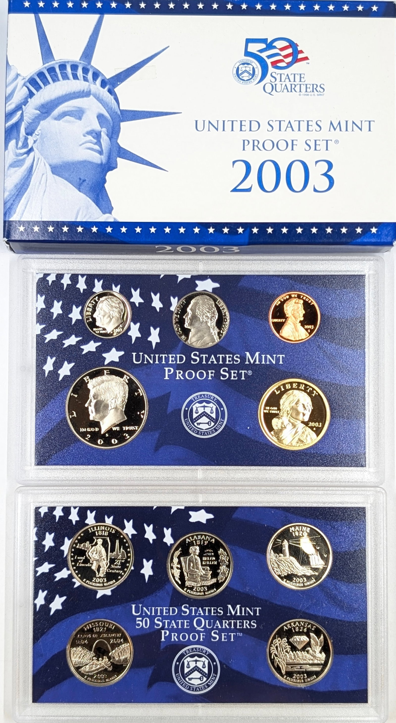 2003 US Proof Coin Set: _