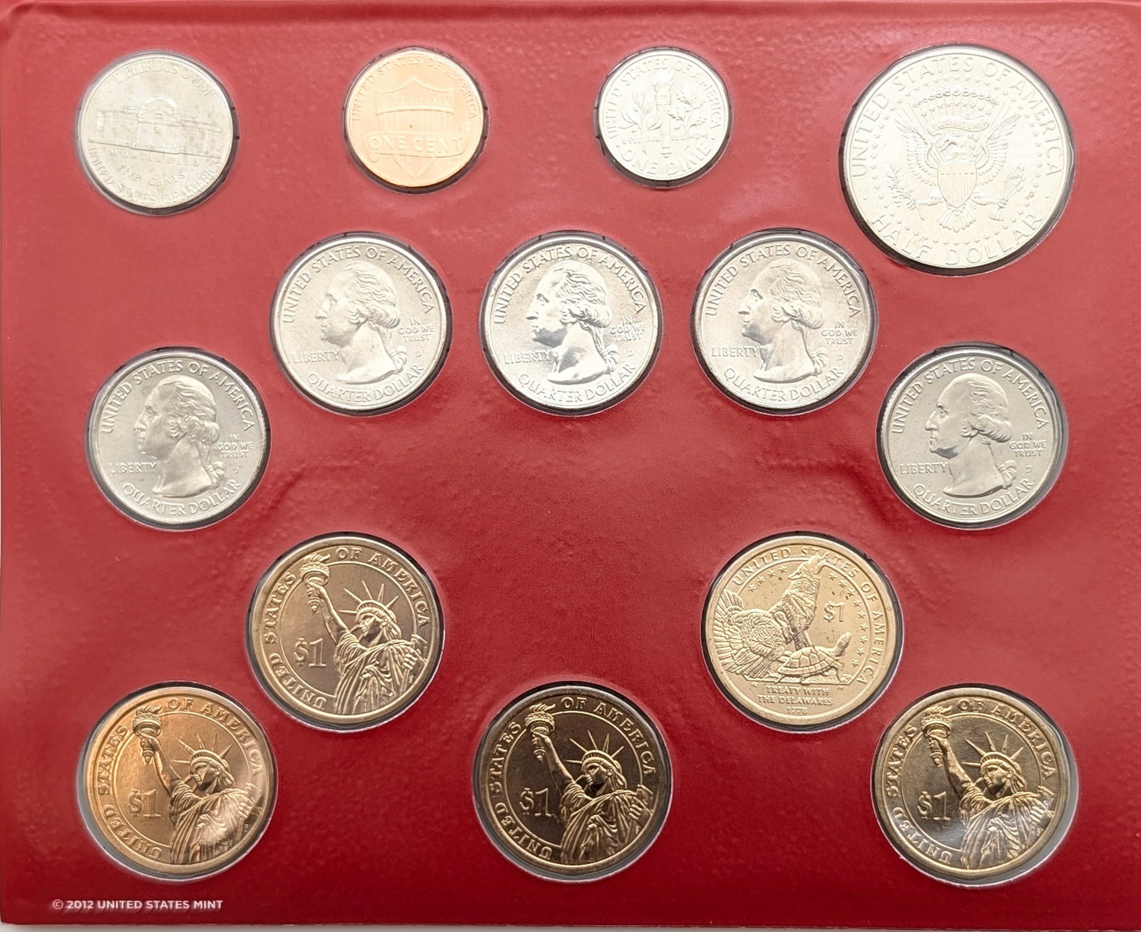 2013 Denver US Mint Uncirculated Coin Set - 2