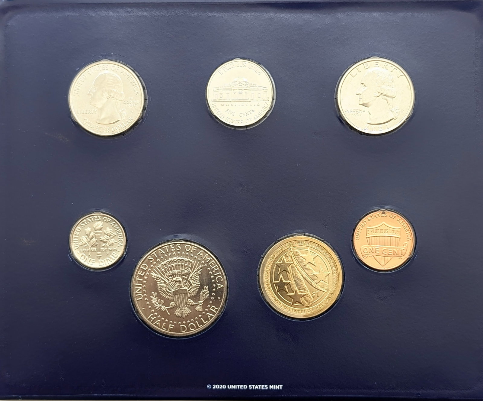2021 Philadelphia US Mint Uncirculated Coin Set - 2