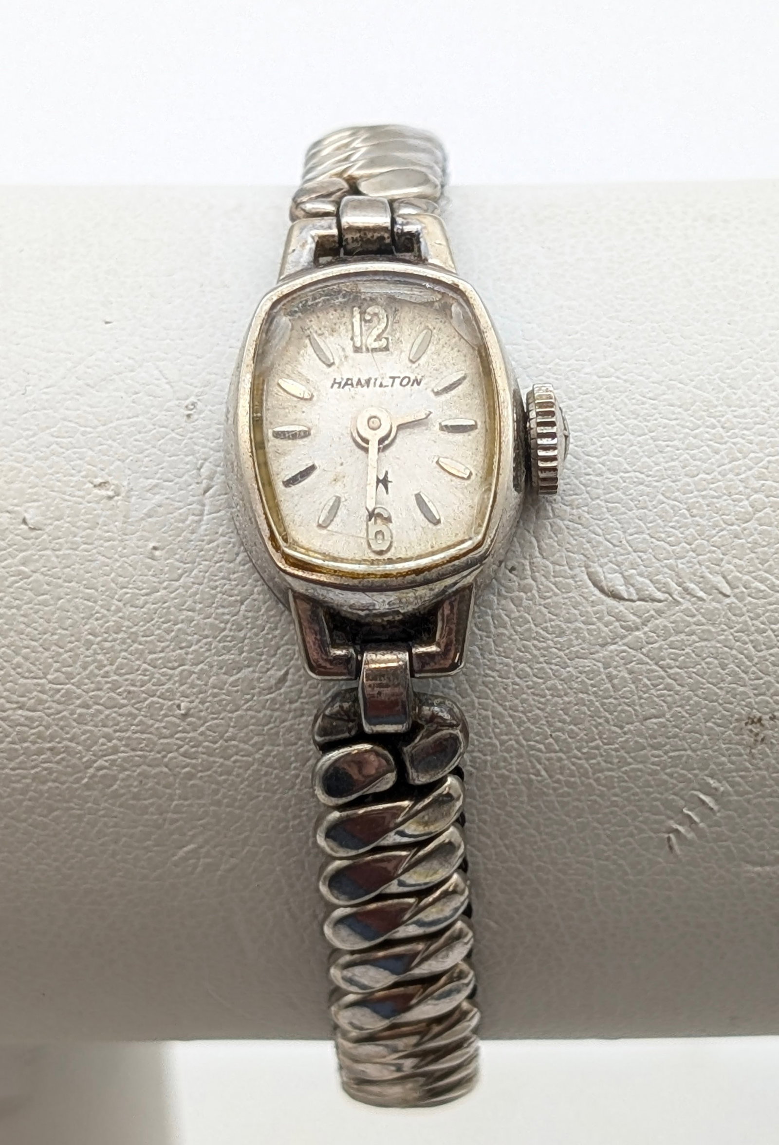 Vintage Hamilton Ladies Wristwatch w/ 10k Rolled Gold Bezel: Engraved on the back