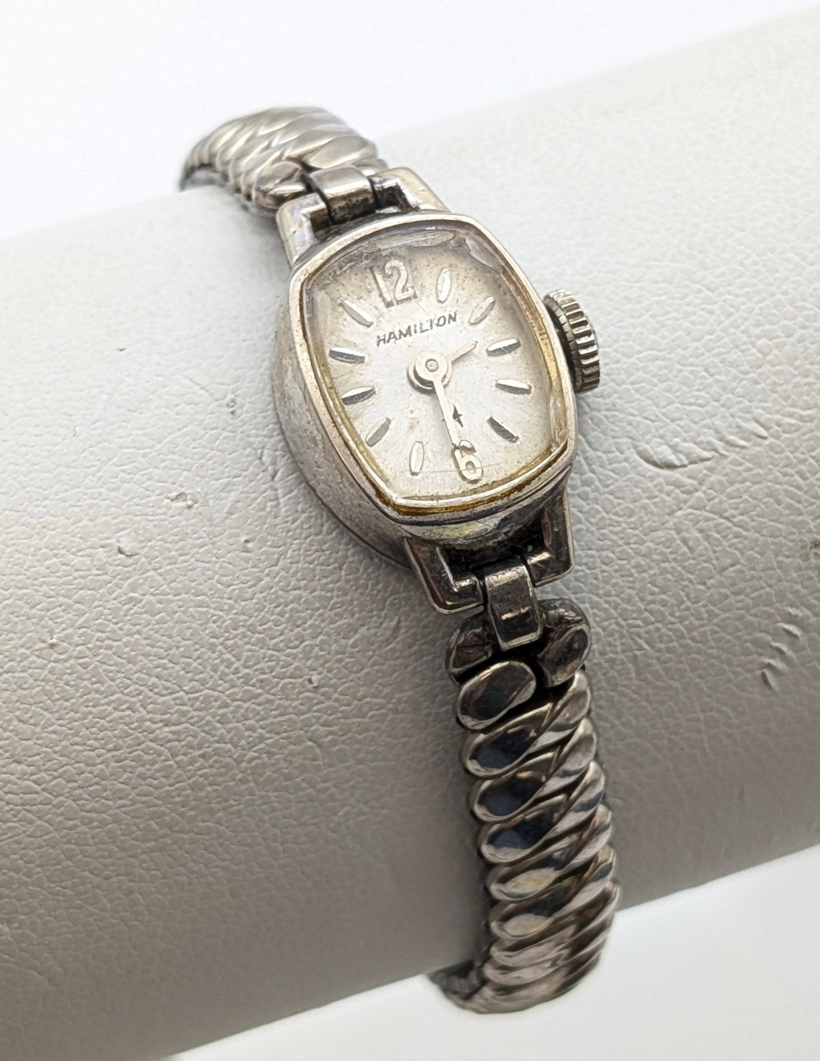 Vintage Hamilton Ladies Wristwatch w/ 10k Rolled Gold Bezel - 2
