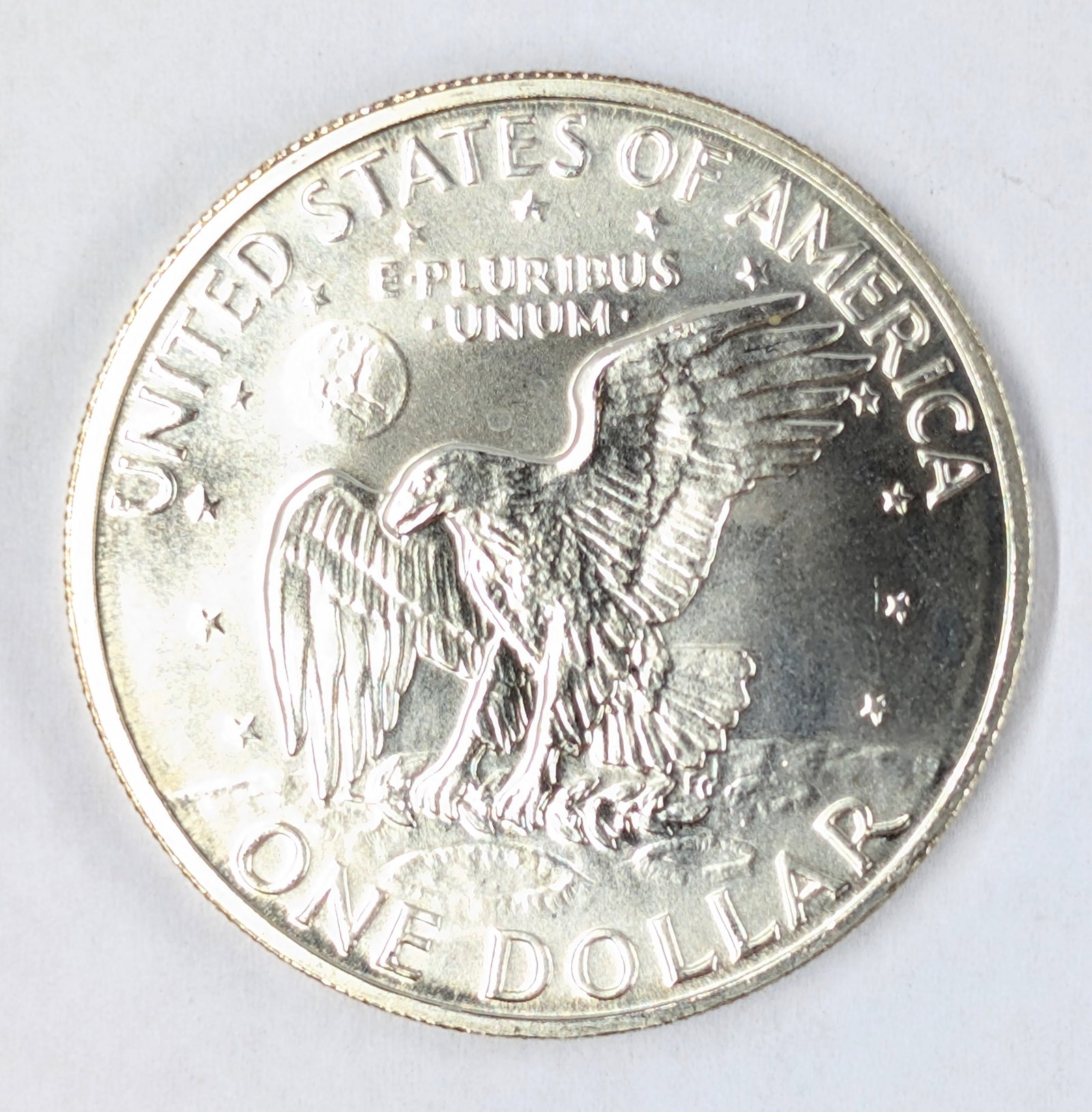 1972-S BU Silver Eisenhower Silver Dollar - 2