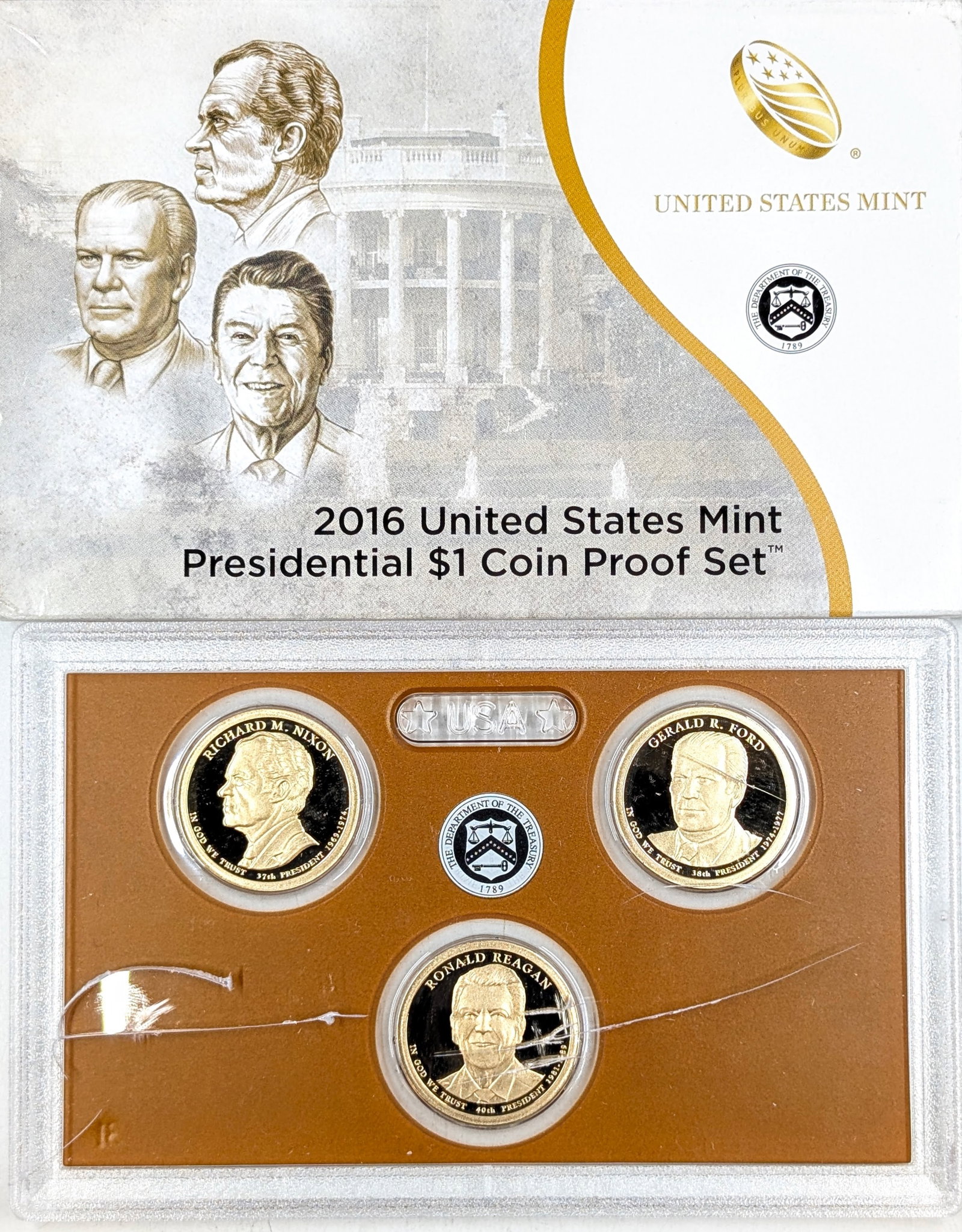 2016 Presidential Proof Dollar Set: _