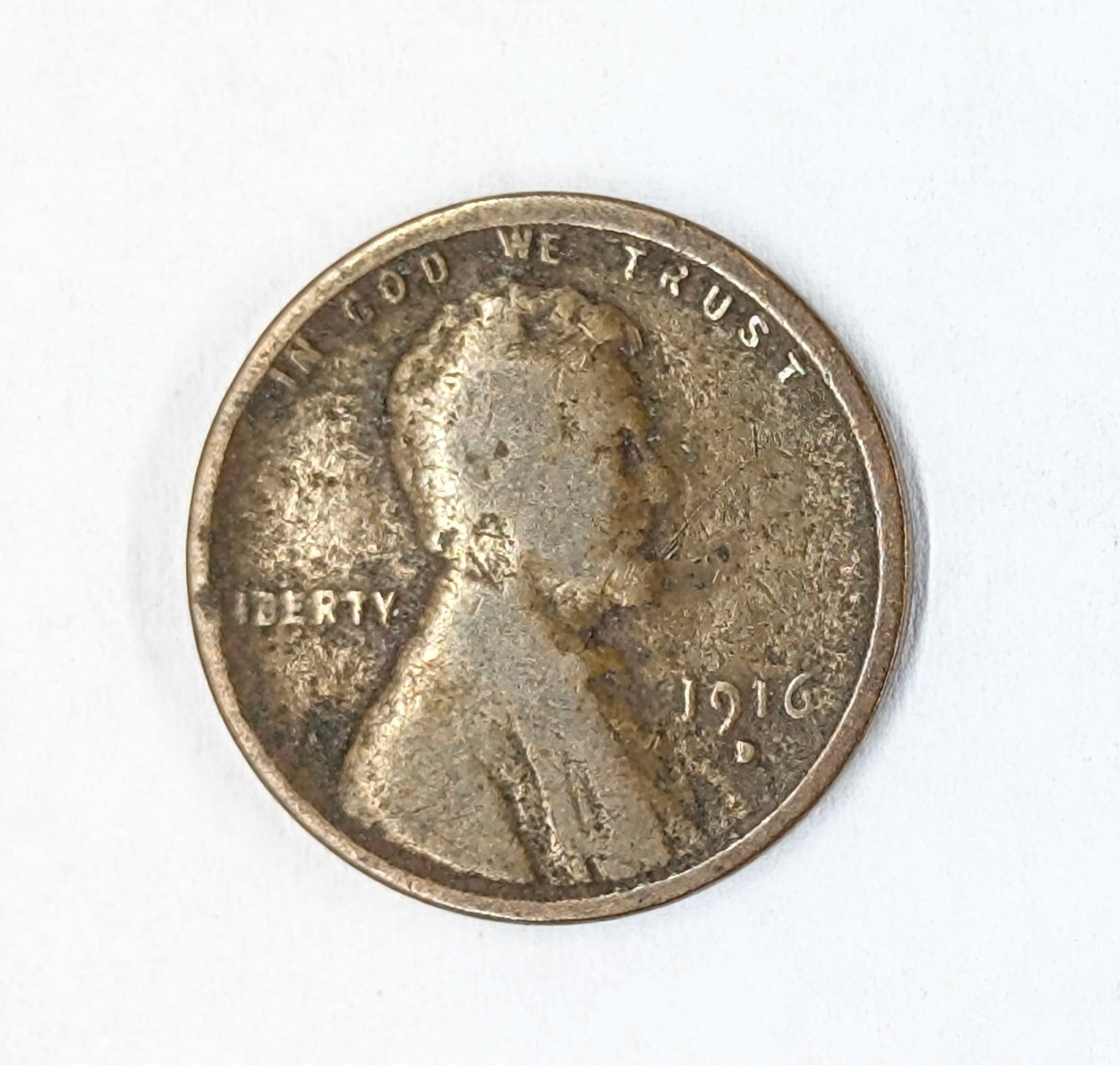1916-D Lincoln Wheat Cent: _