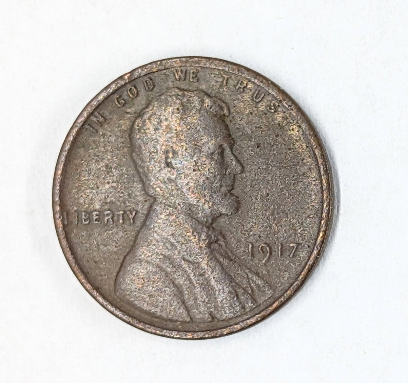 1917 Lincoln Wheat Cent: _