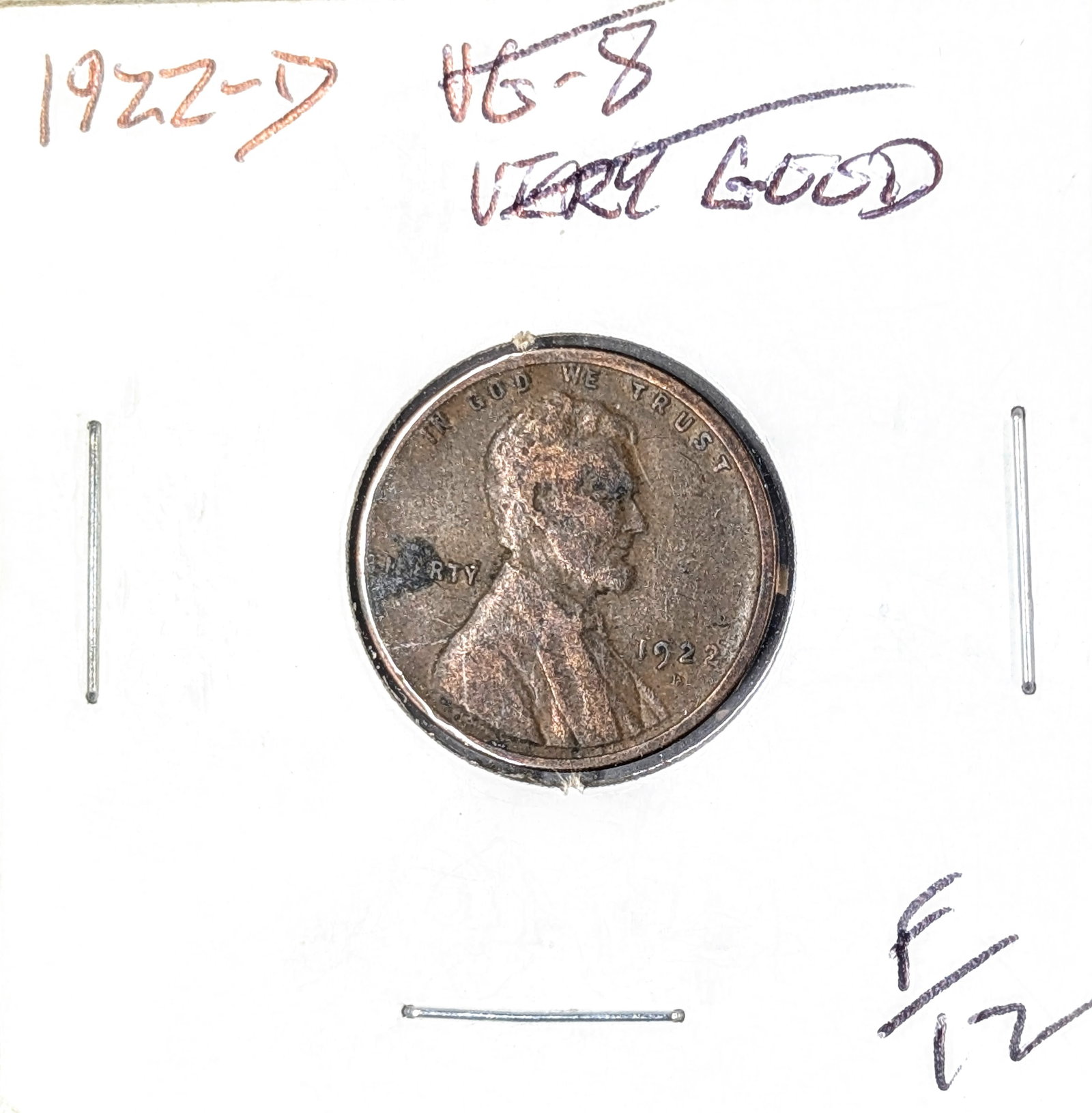 1922-D Lincoln Wheat Cent: _