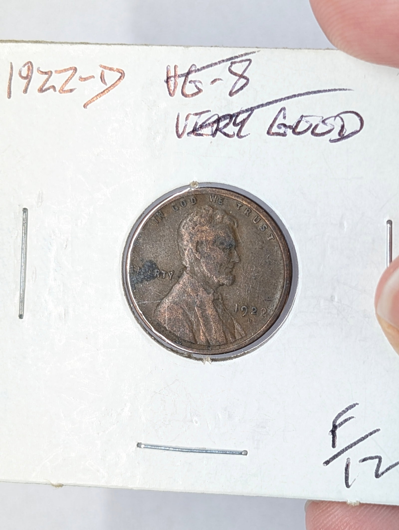 1922-D Lincoln Wheat Cent - 3