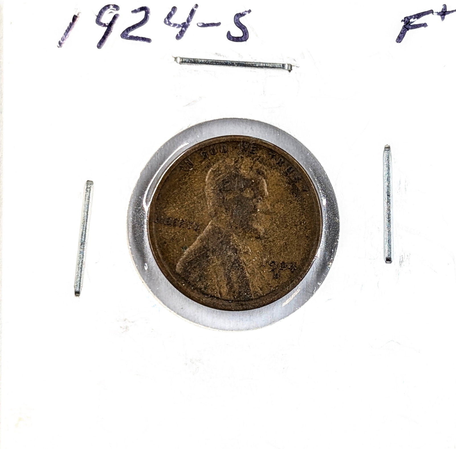 1924-S Lincoln Wheat Cent (1 of 3)