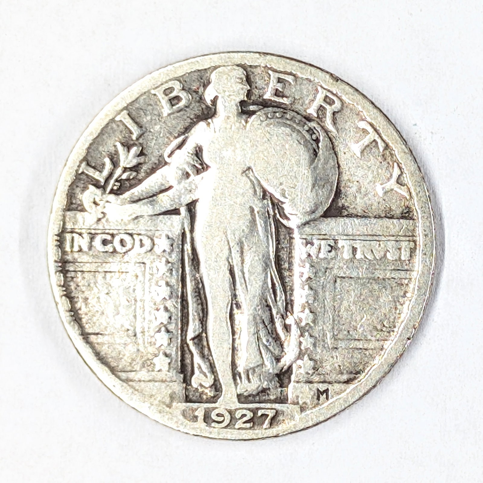 1927 Silver Standing Liberty Quarter - Great Condition (1 of 2)