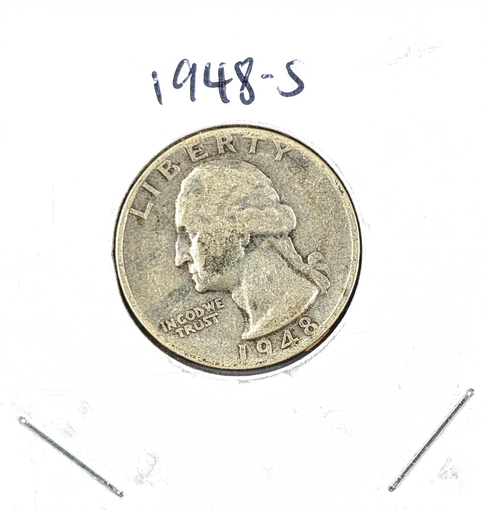 1948-S Silver Washington Quarter: _
