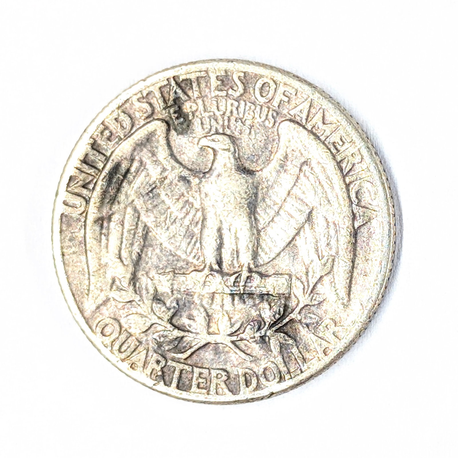 1956 Toned Silver Washington Quarter - 2