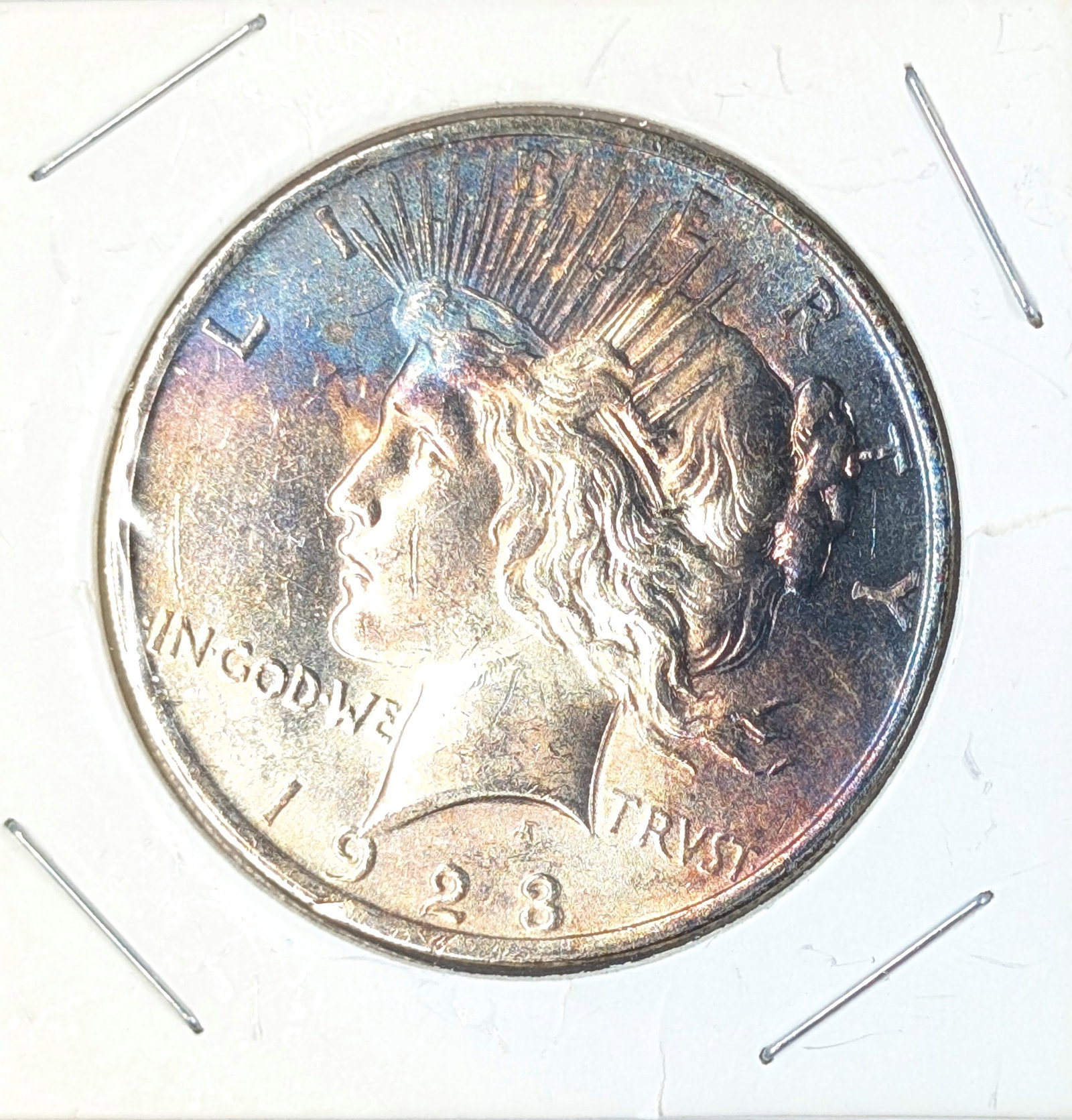 FEATURE - Stunning Toned Peace Dollar!: _