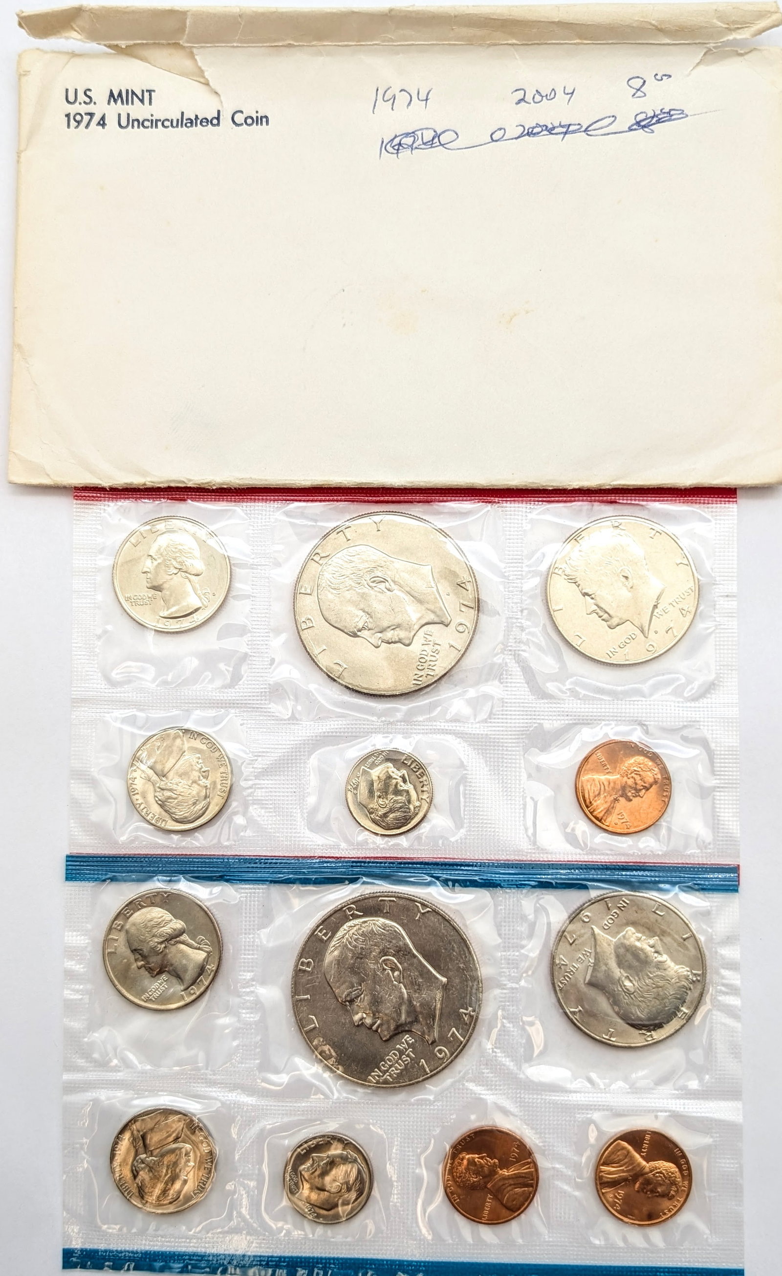 1974 US Mint Uncirculated Coin Set (1 of 2)