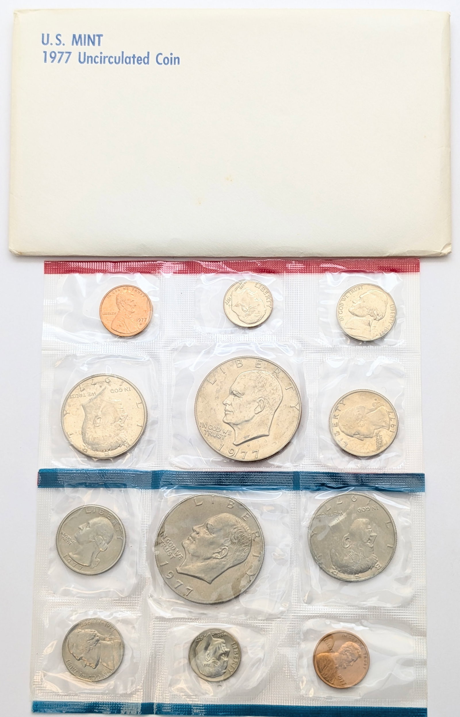1977 US Mint Uncirculated Coin Set: _