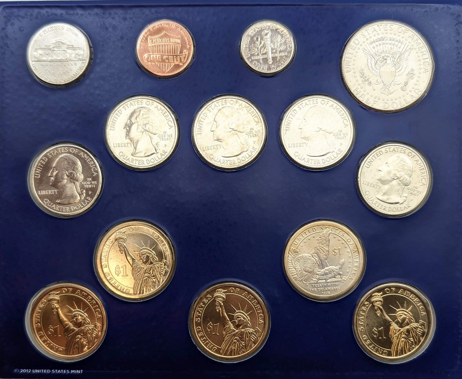 2013 US Mint Uncirculated Coin Set Philadelphia - 2