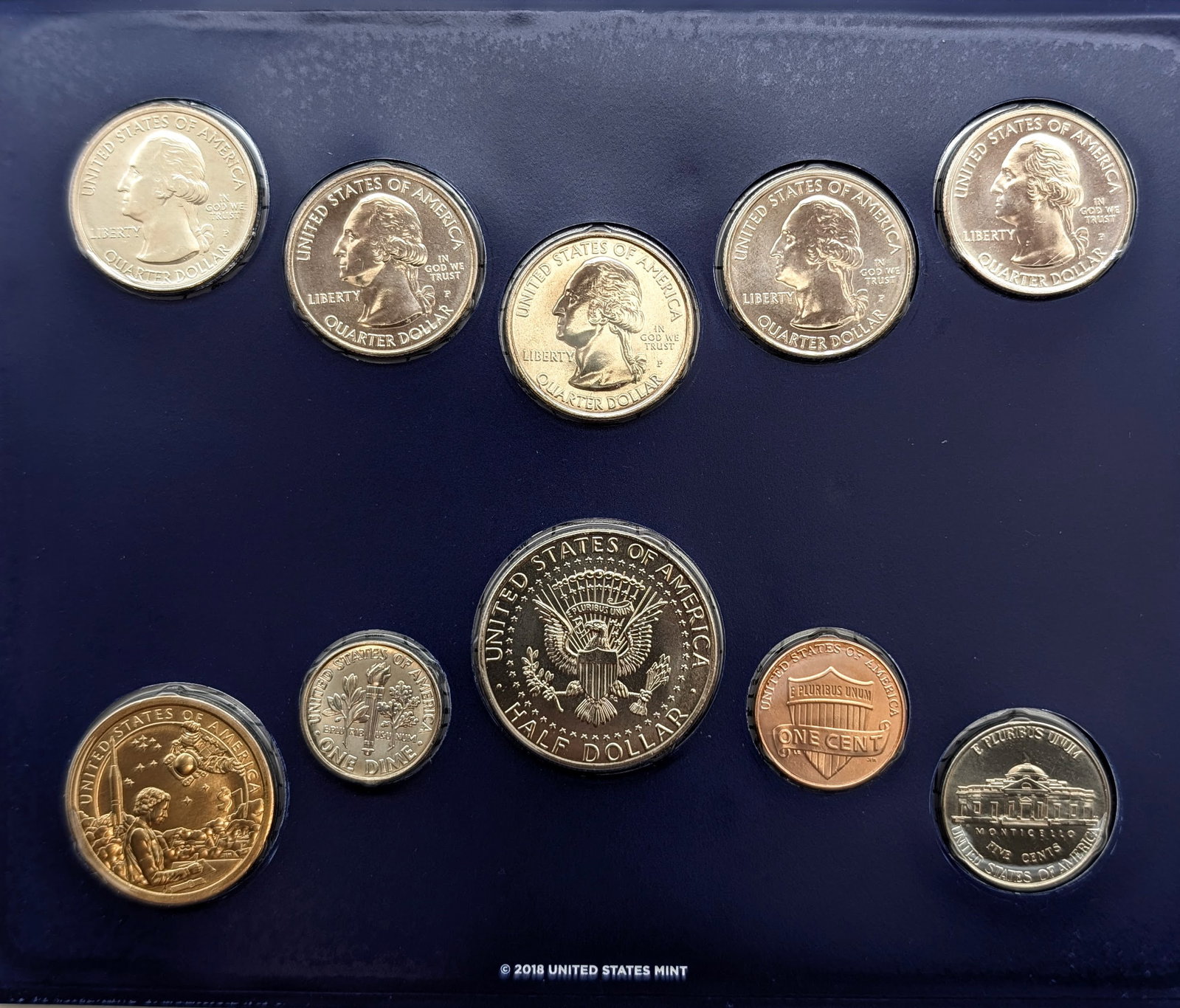 2019 US Mint Uncirculated Coin Set Philadelphia - 2