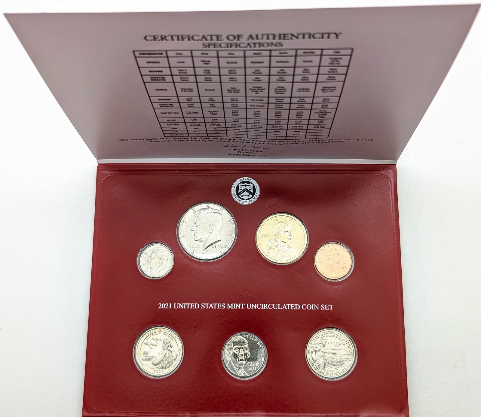 2021 US Mint Uncirculated Coin Set Denver: _