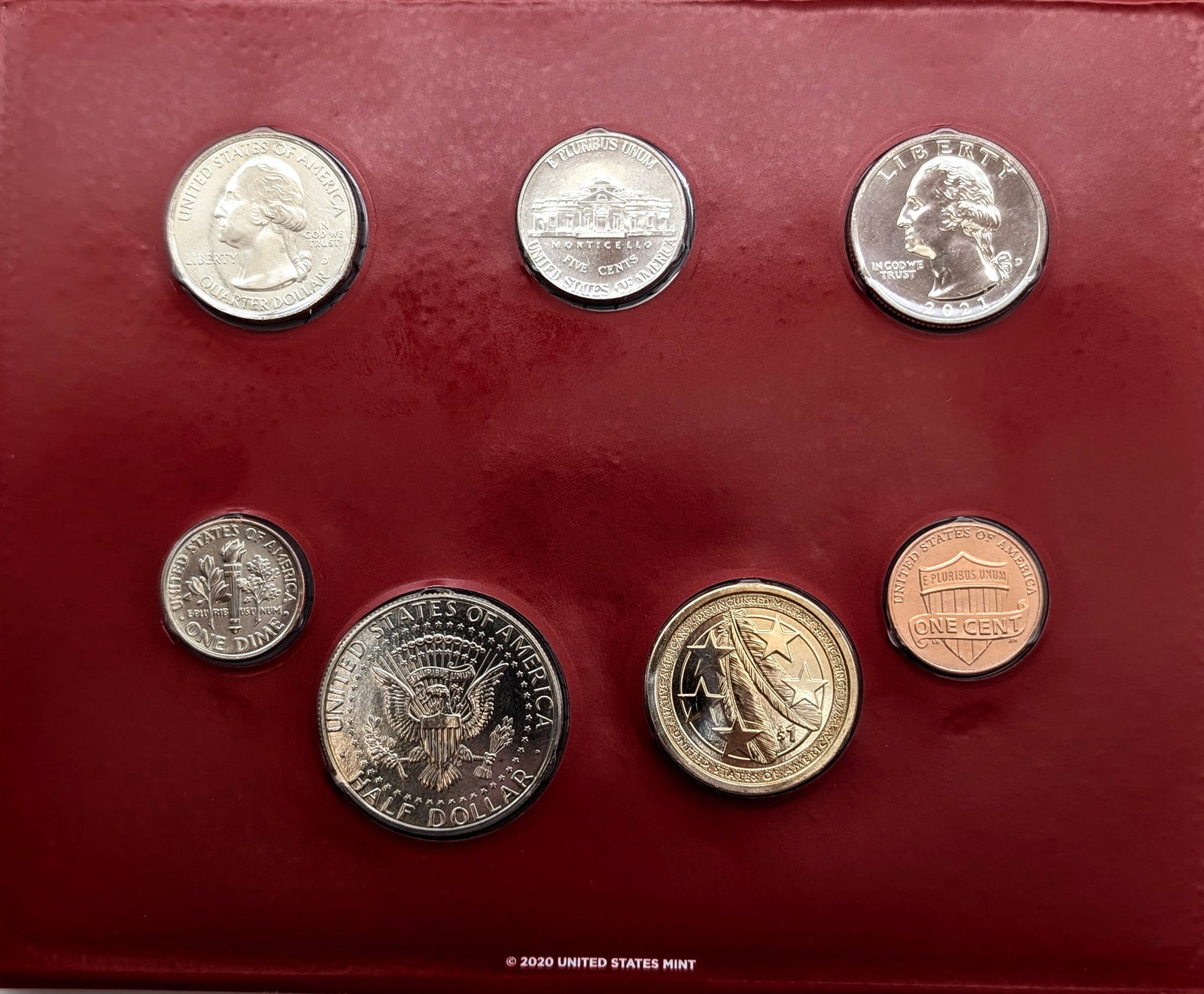 2021 US Mint Uncirculated Coin Set Denver - 2