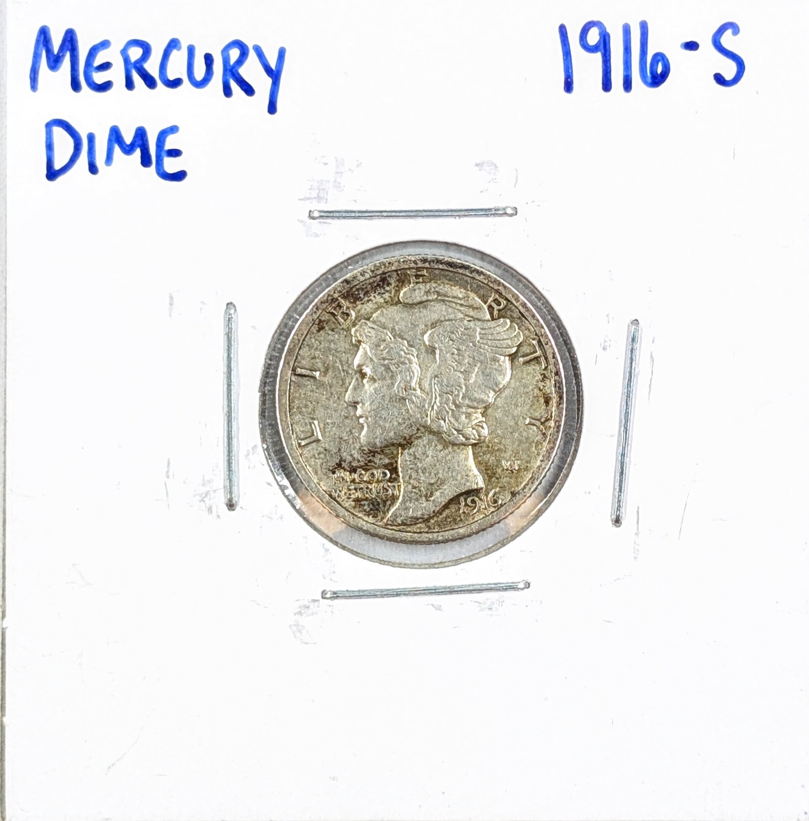 FEATURE 1916-S Silver Mercury Dime - Great Condition! (1 of 2)