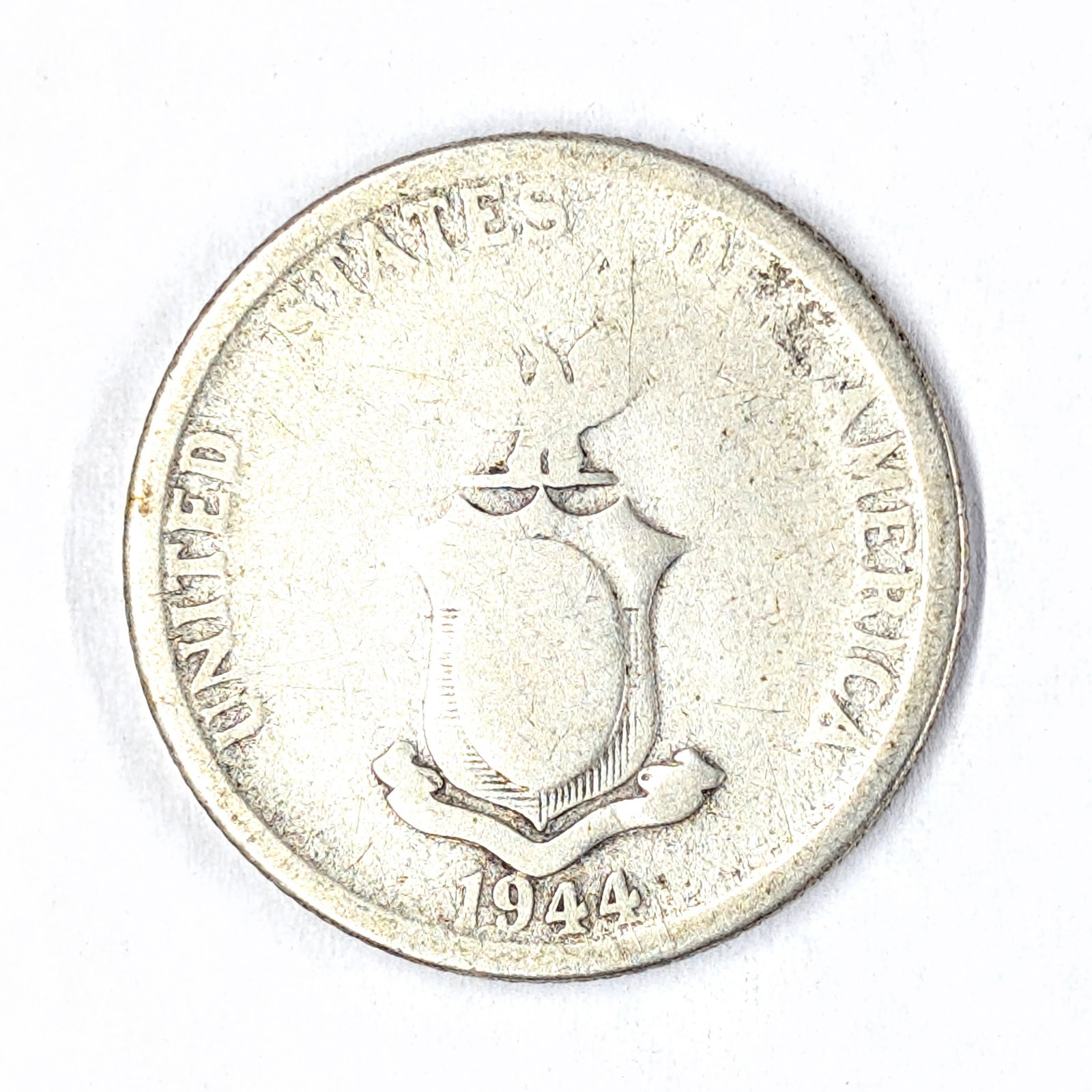 1944 Silver Philippines 5 Centavos - 2