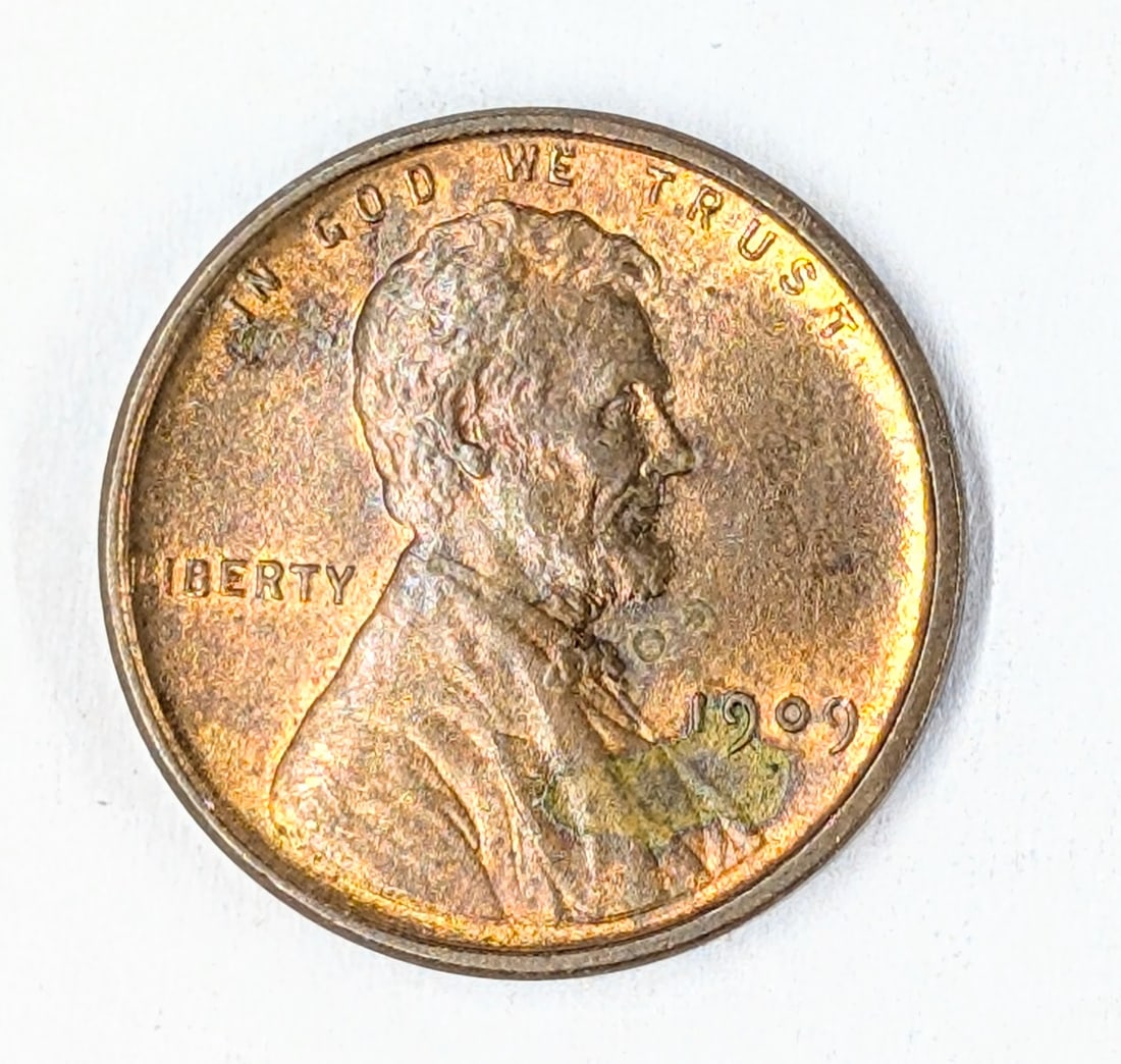 1909 VDB Wheat Cent: _