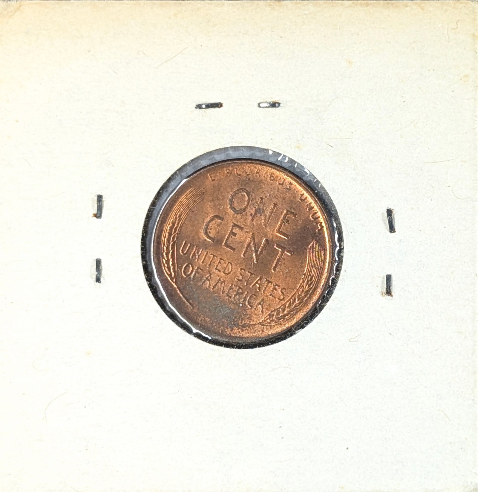 1950-D Error Lincoln Cent- Double MM, Close Overlap Shift East - 2