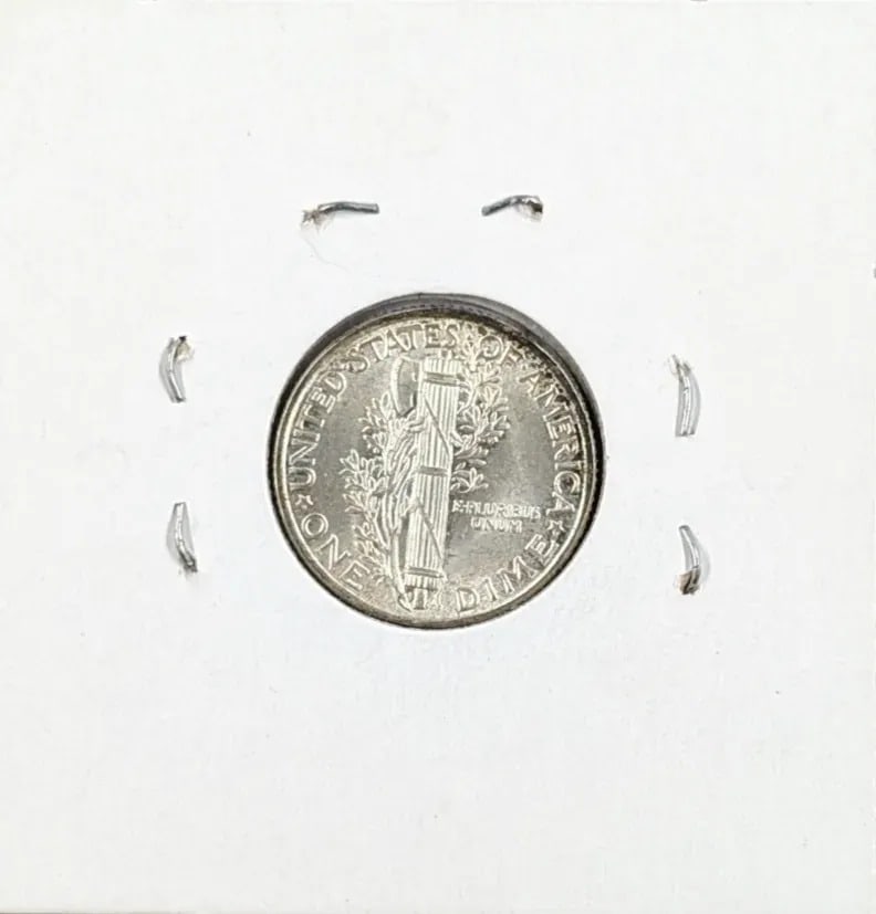 FEATURE- 1941 Uncirculated Mercury Dime - 2
