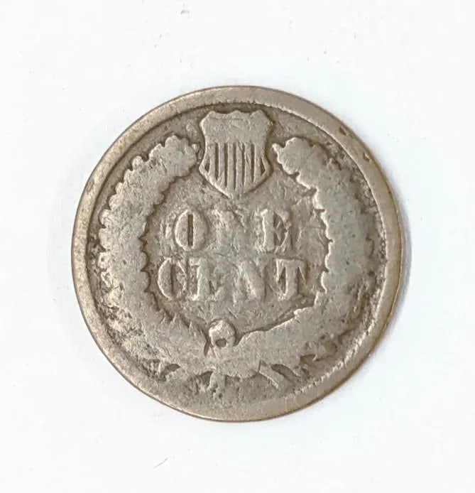 1865 Indian Cent- Semi Key Date - 2