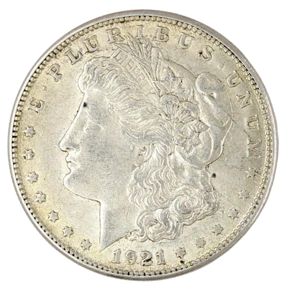 1921-S Morgan Silver Dollar- Toned: _