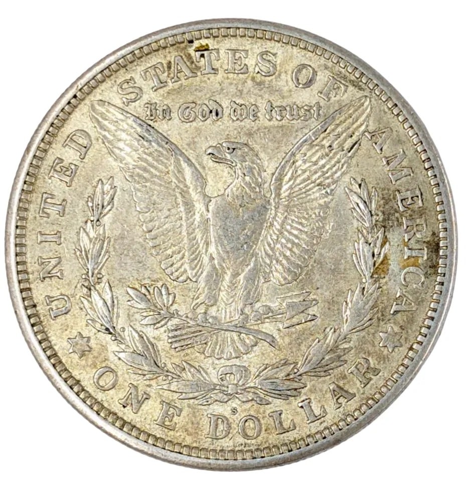1921-S Morgan Silver Dollar- Toned - 2