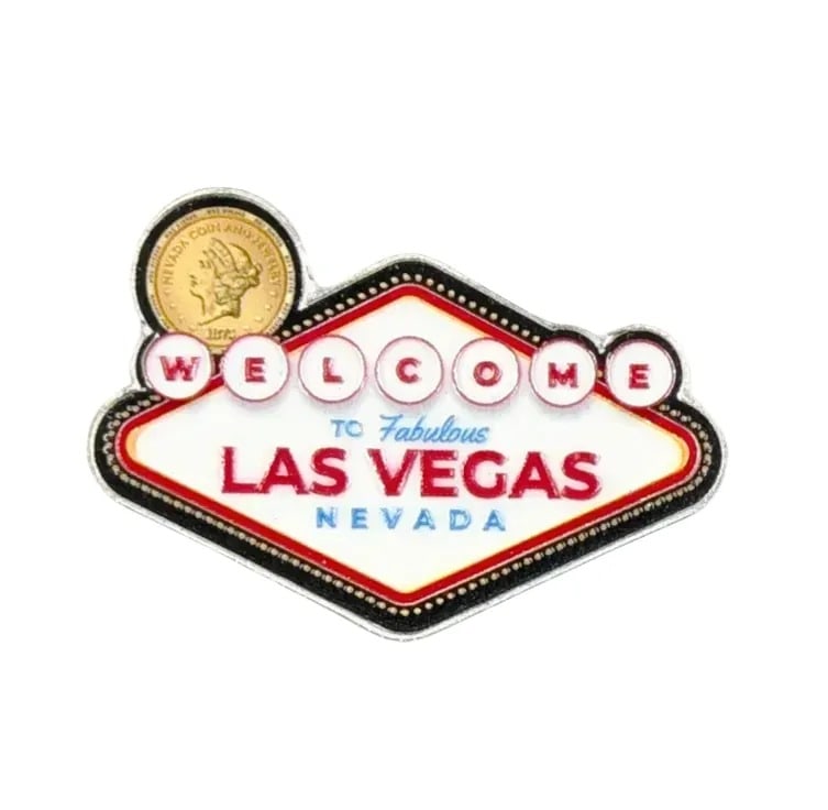 5 gram Fractional Vegas Silver - Fine .999 Silver: _