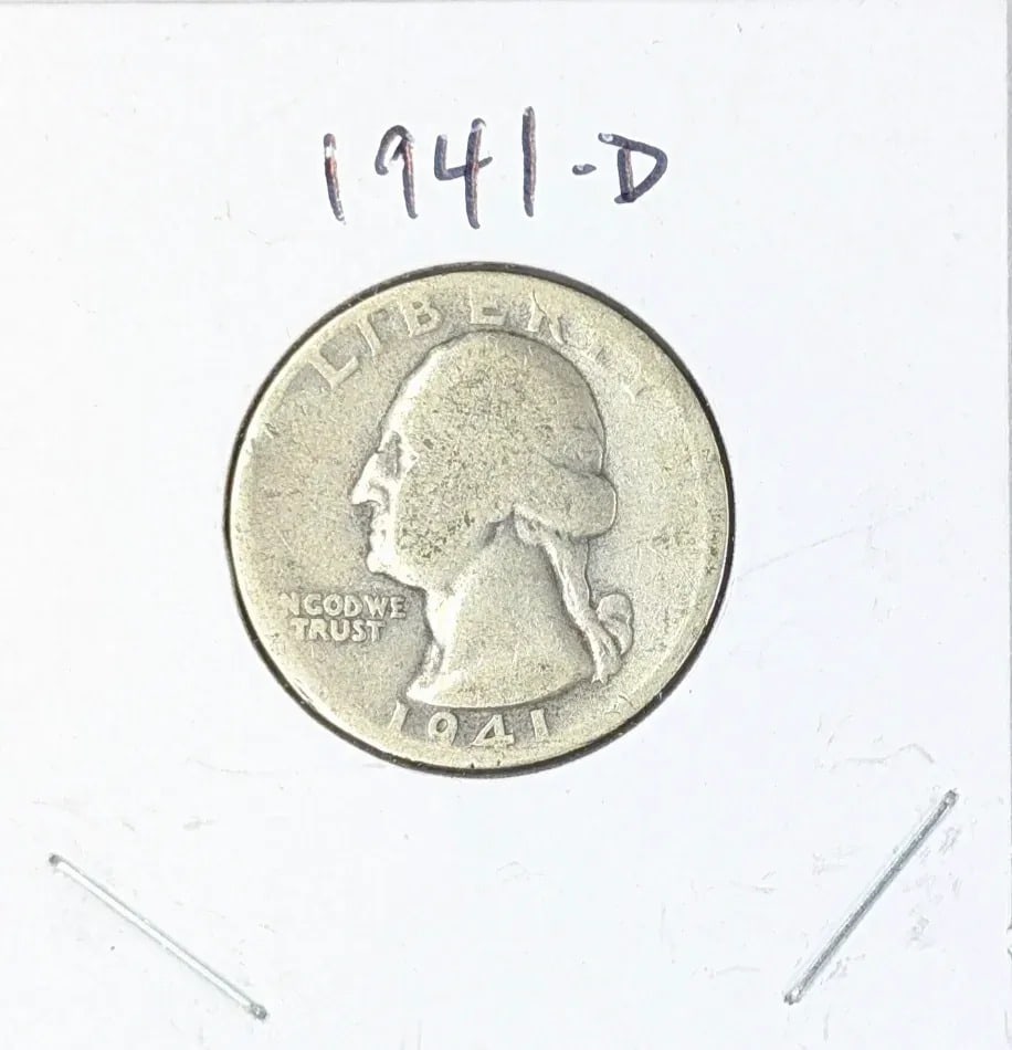 1941-D Silver Washington Quarter: _