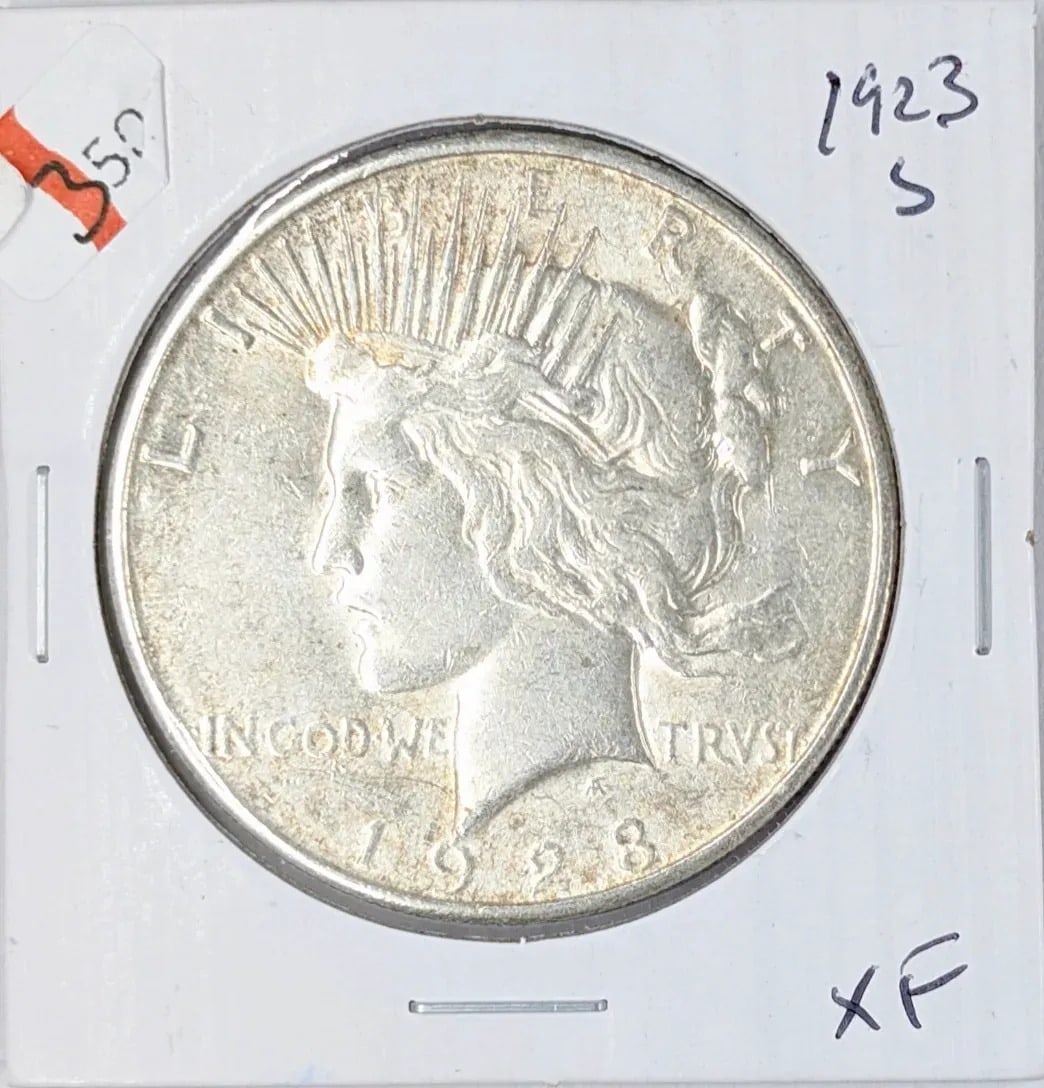 1923-S Silver Peace Dollar: _
