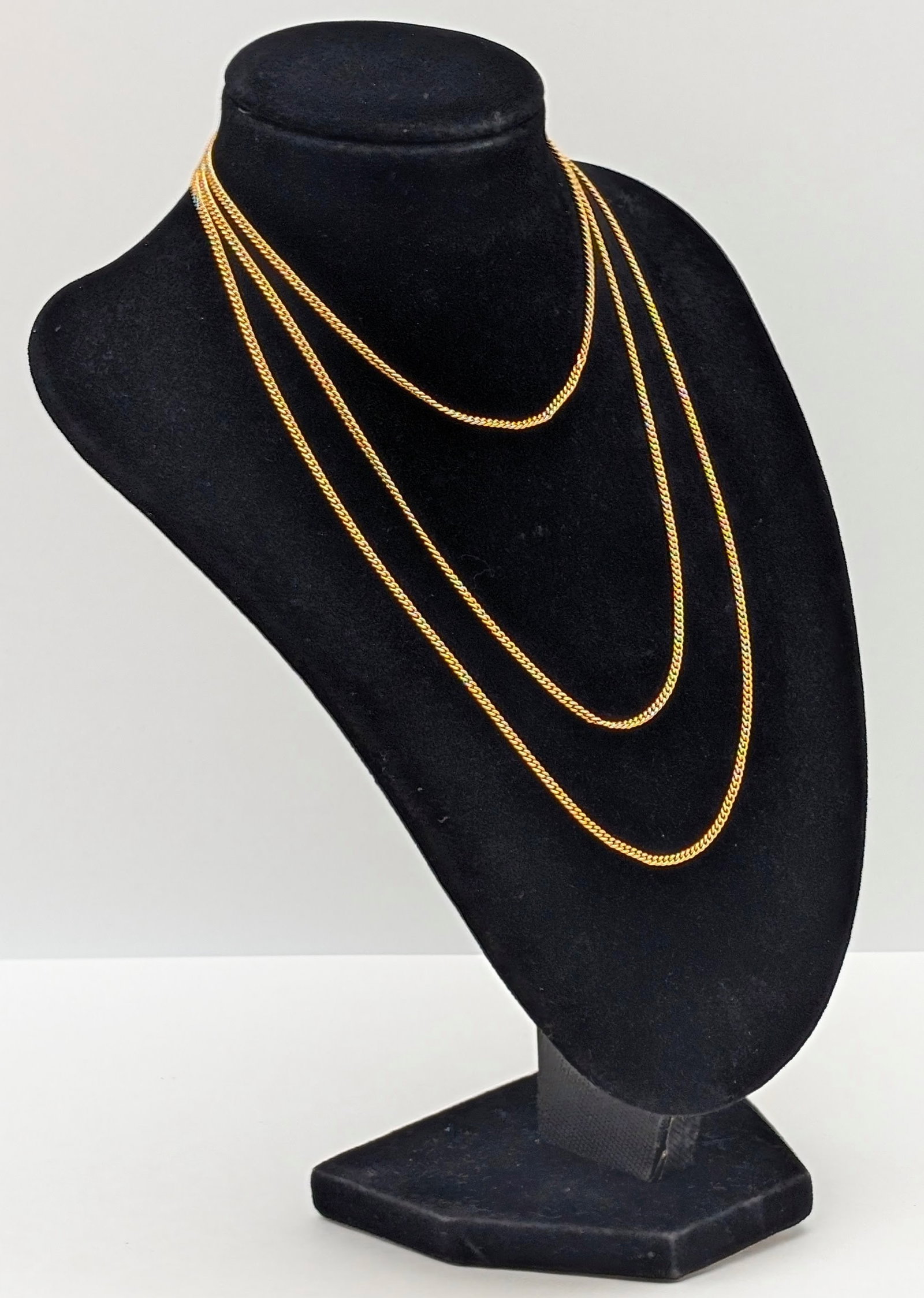 Vintage Gold Filled Necklace Chain: Length:22in