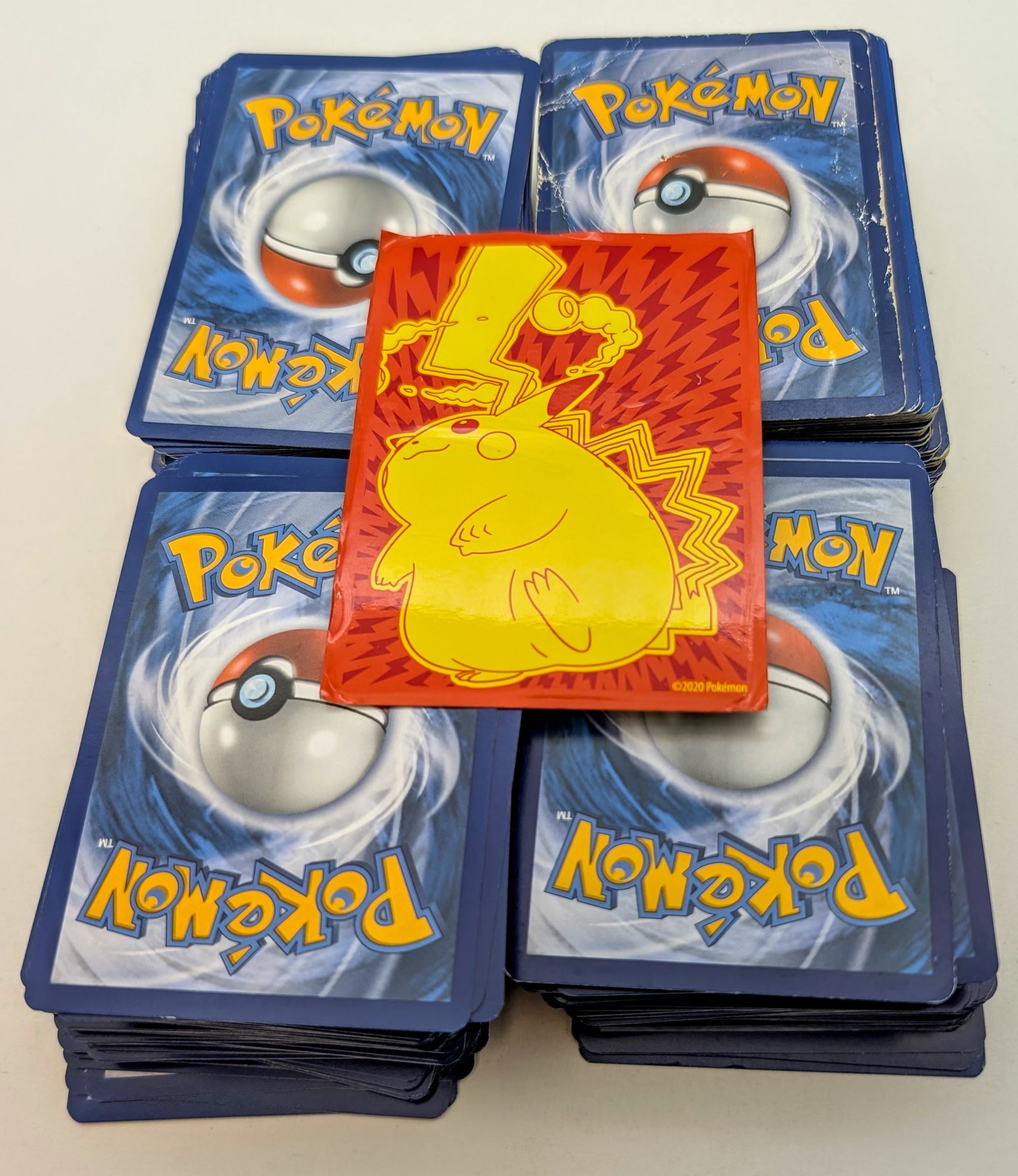 Large Lot of Pokemon Trading Cards w/ Tin Box - 3