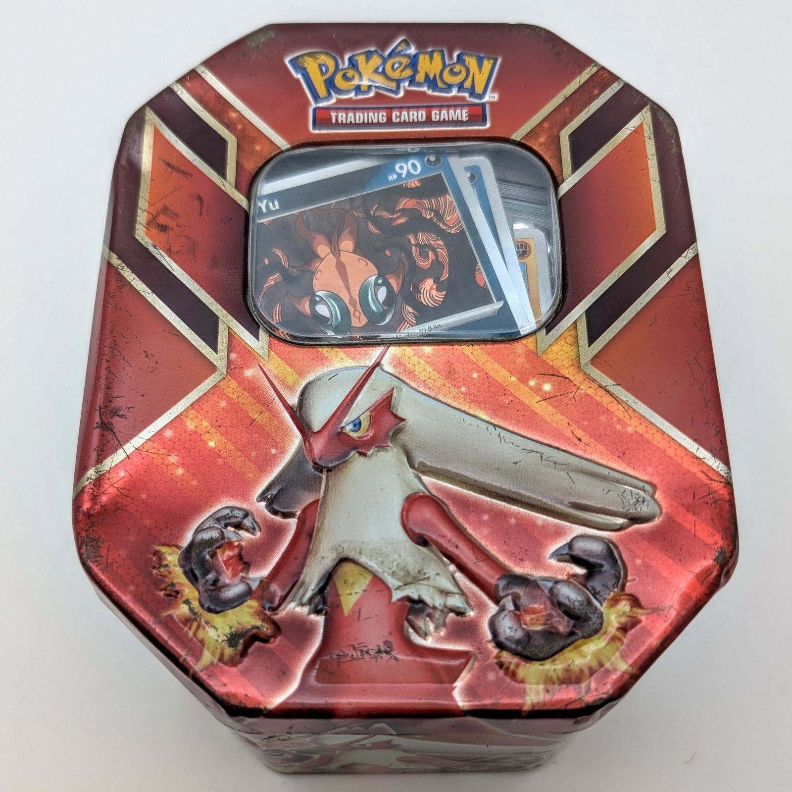 Large Lot of Pokemon Trading Cards w/ Tin Box - 4