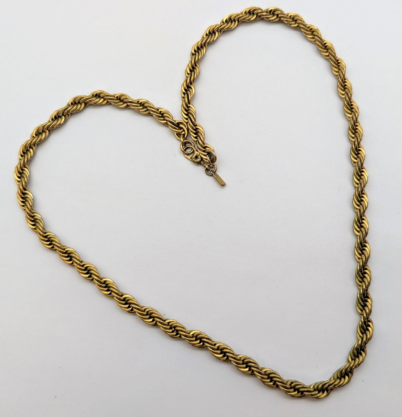 Lot of 2 Vintage Monet Gold Tone Necklaces - 4