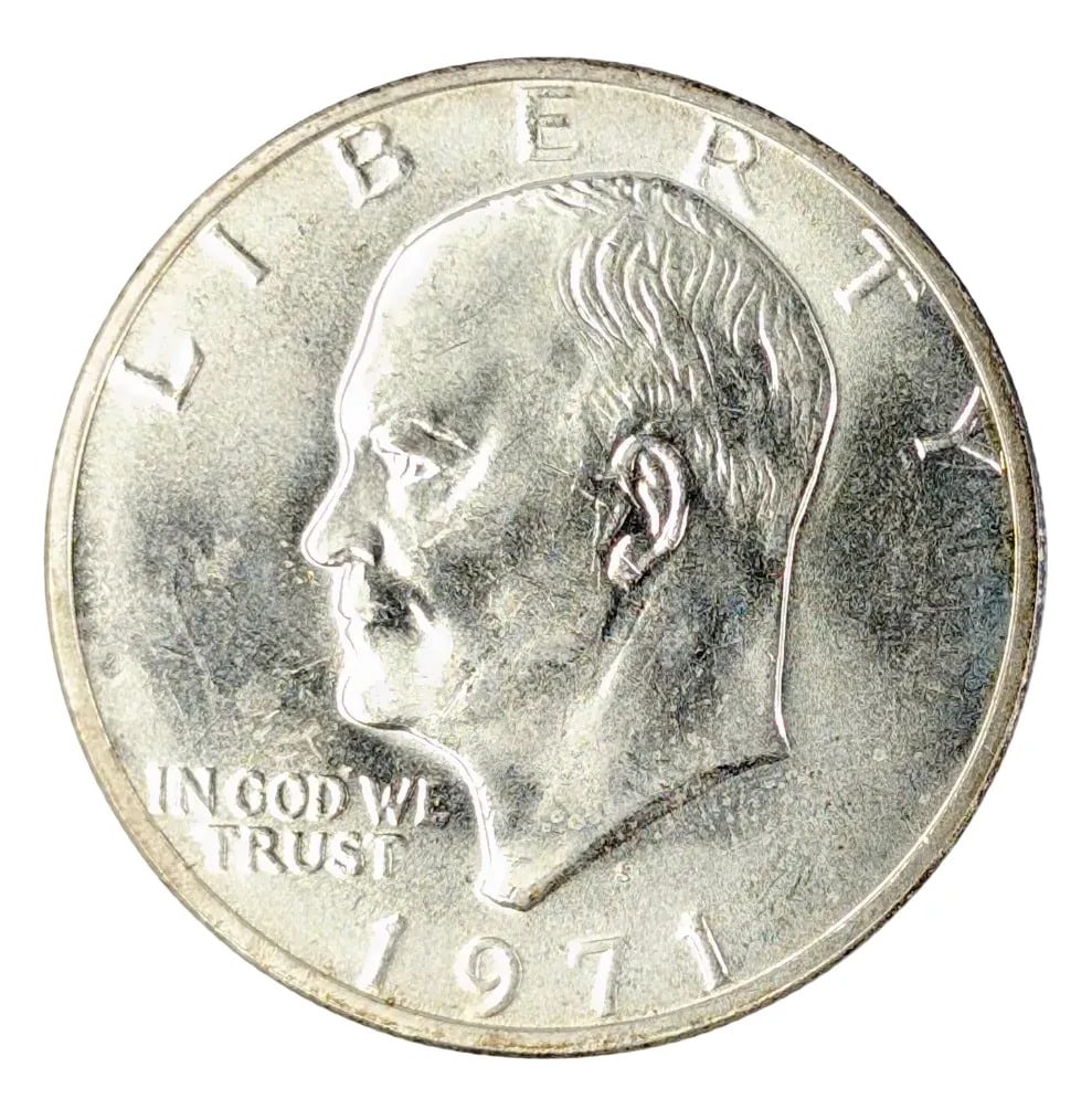 1971-S Eisenhower " Ike" Proof Silver Dollar: _