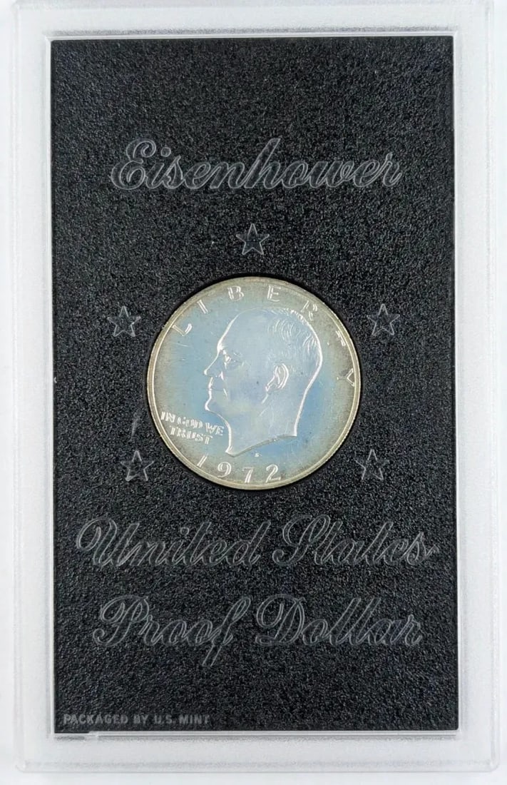 1972-S Eisenhower " Ike" Proof Silver Dollar: _